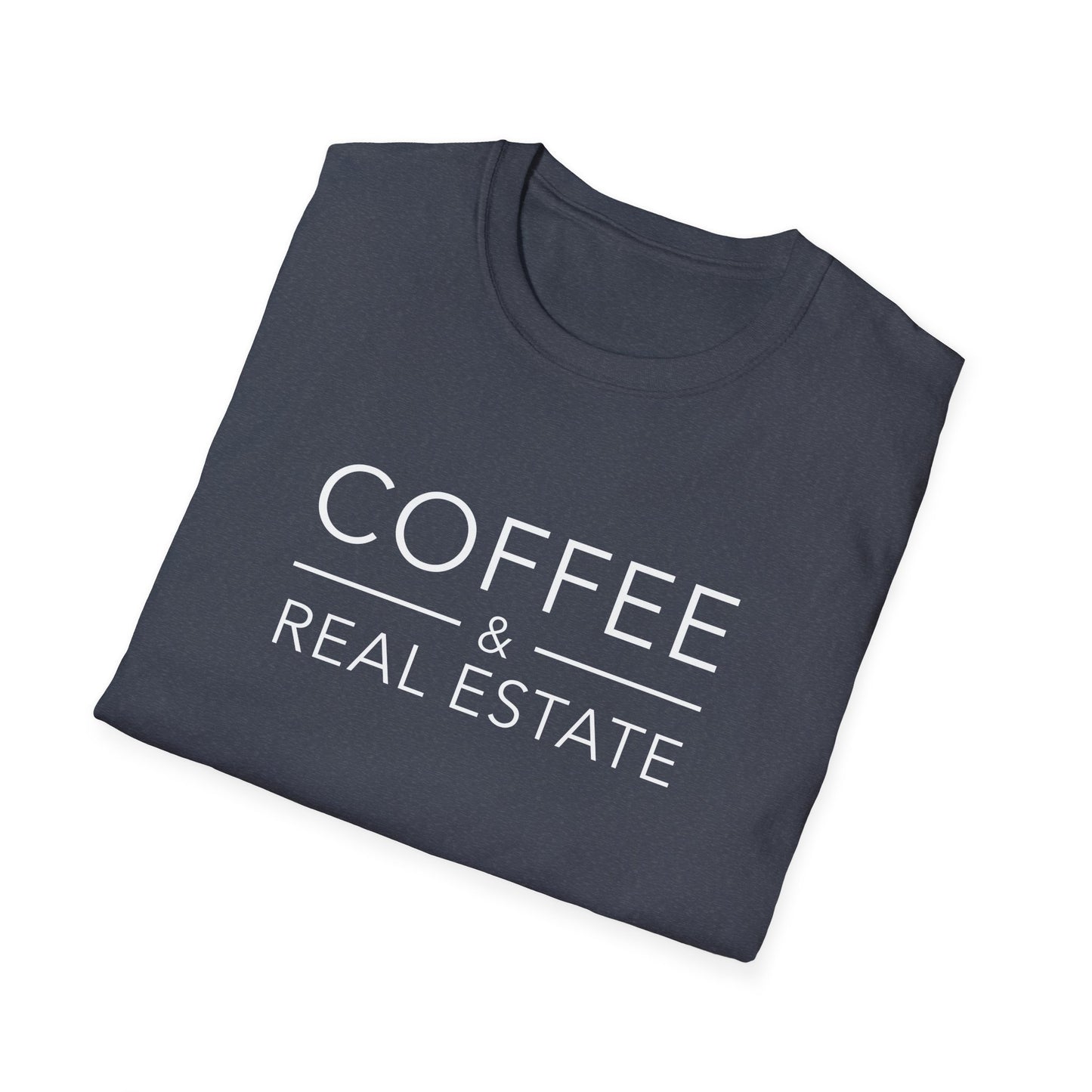 Coffee and Real Estate - Modern Real Estate T-Shirt