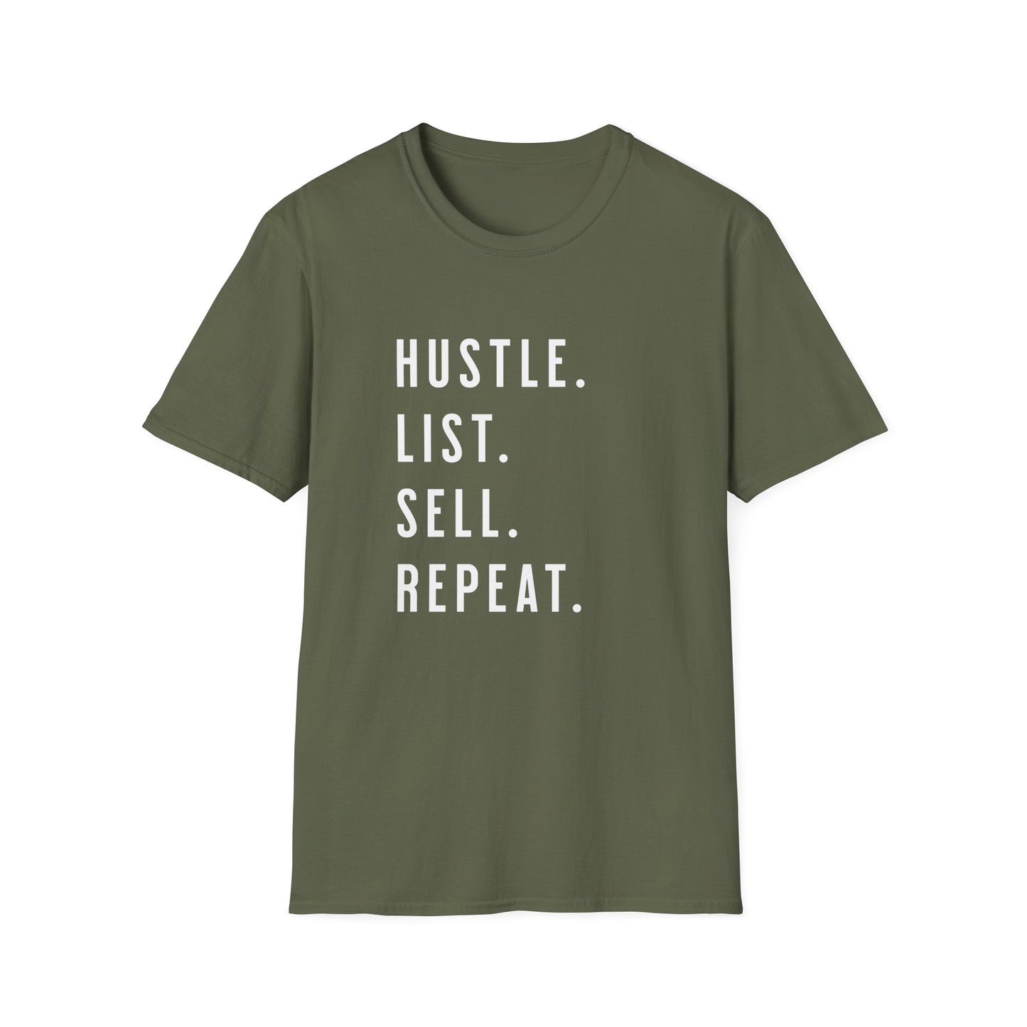 Hustle List Sell Repeat - Real Estate T-Shirt