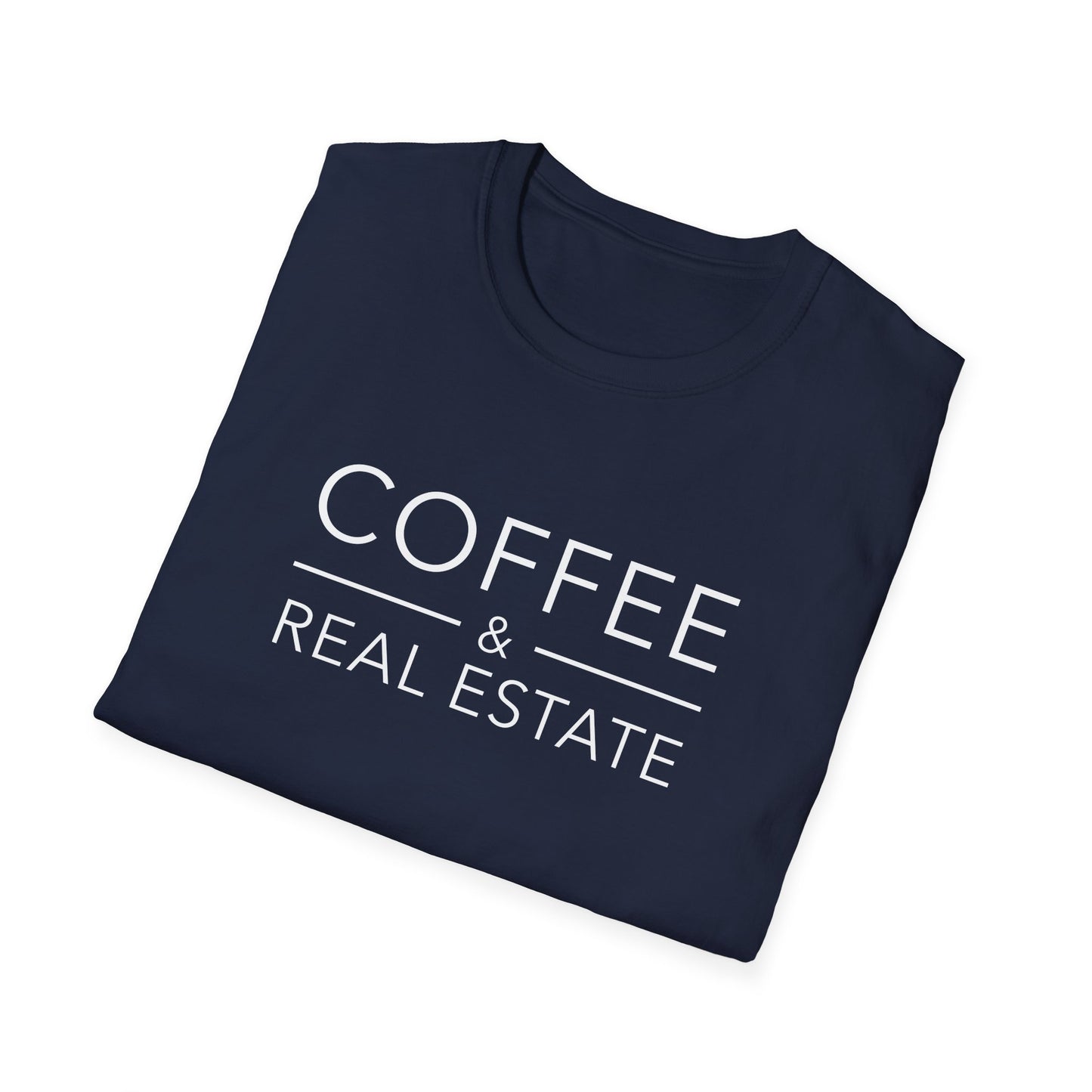 Coffee and Real Estate - Modern Real Estate T-Shirt