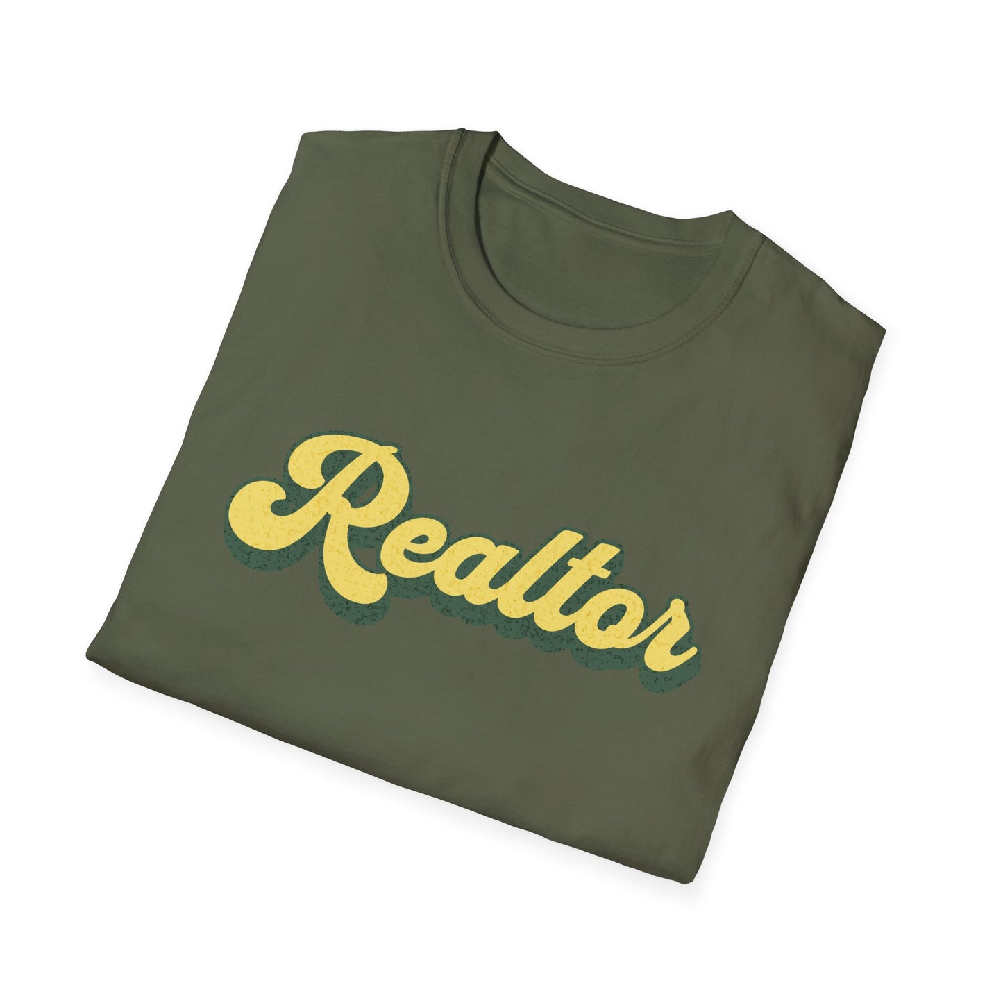 Retro Yellow Realtor - Real Estate T-Shirt