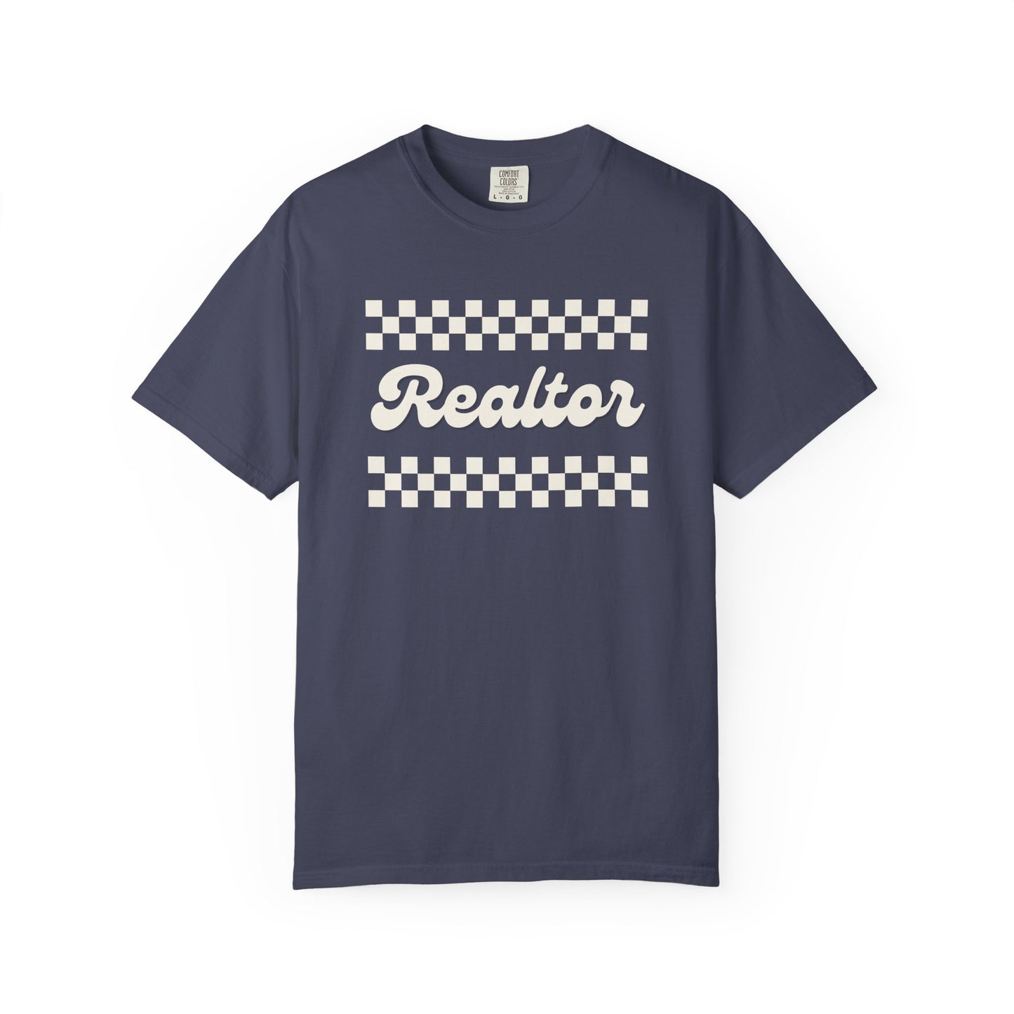 Realtor Checker Print - Real Estate T-Shirt