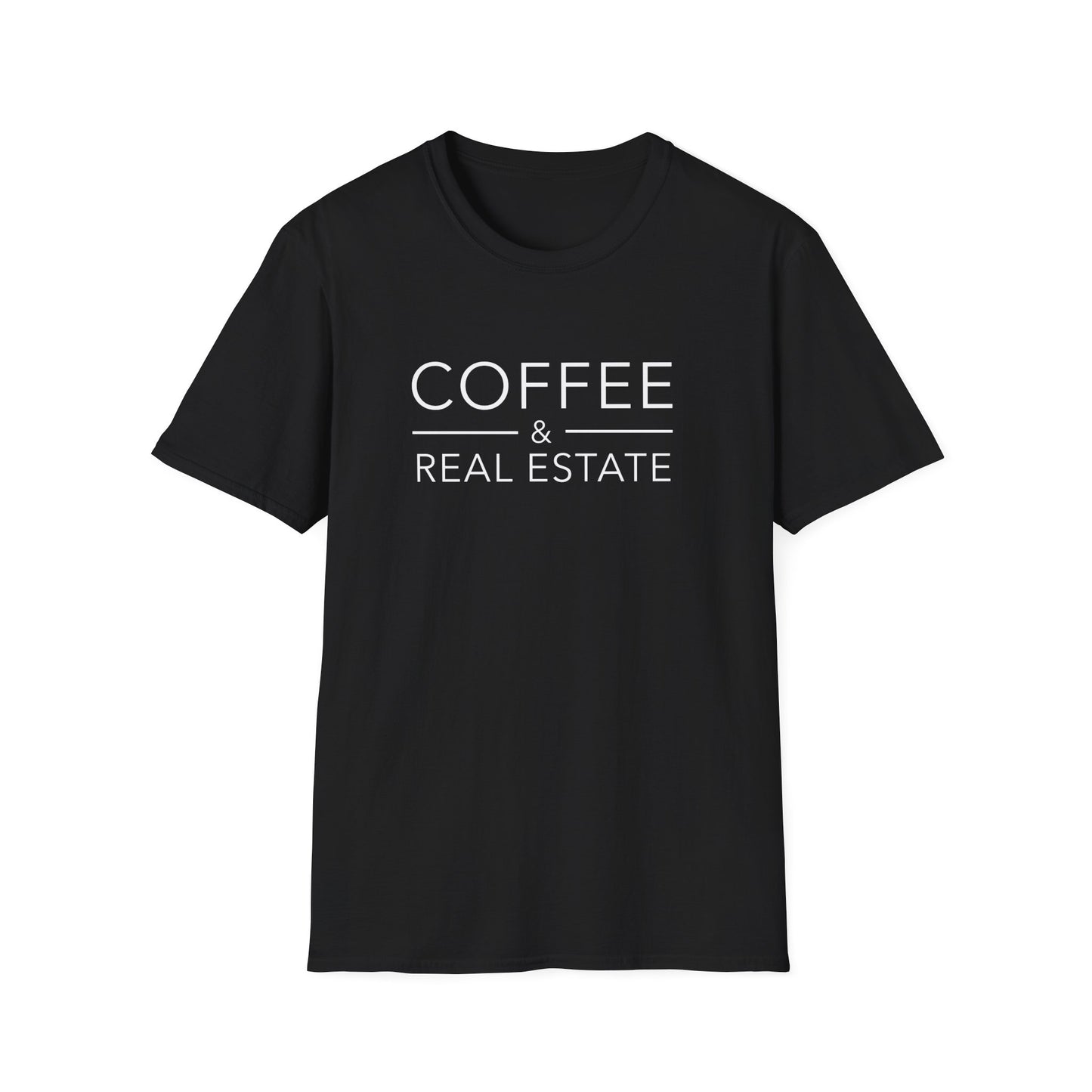 Coffee and Real Estate - Modern Real Estate T-Shirt