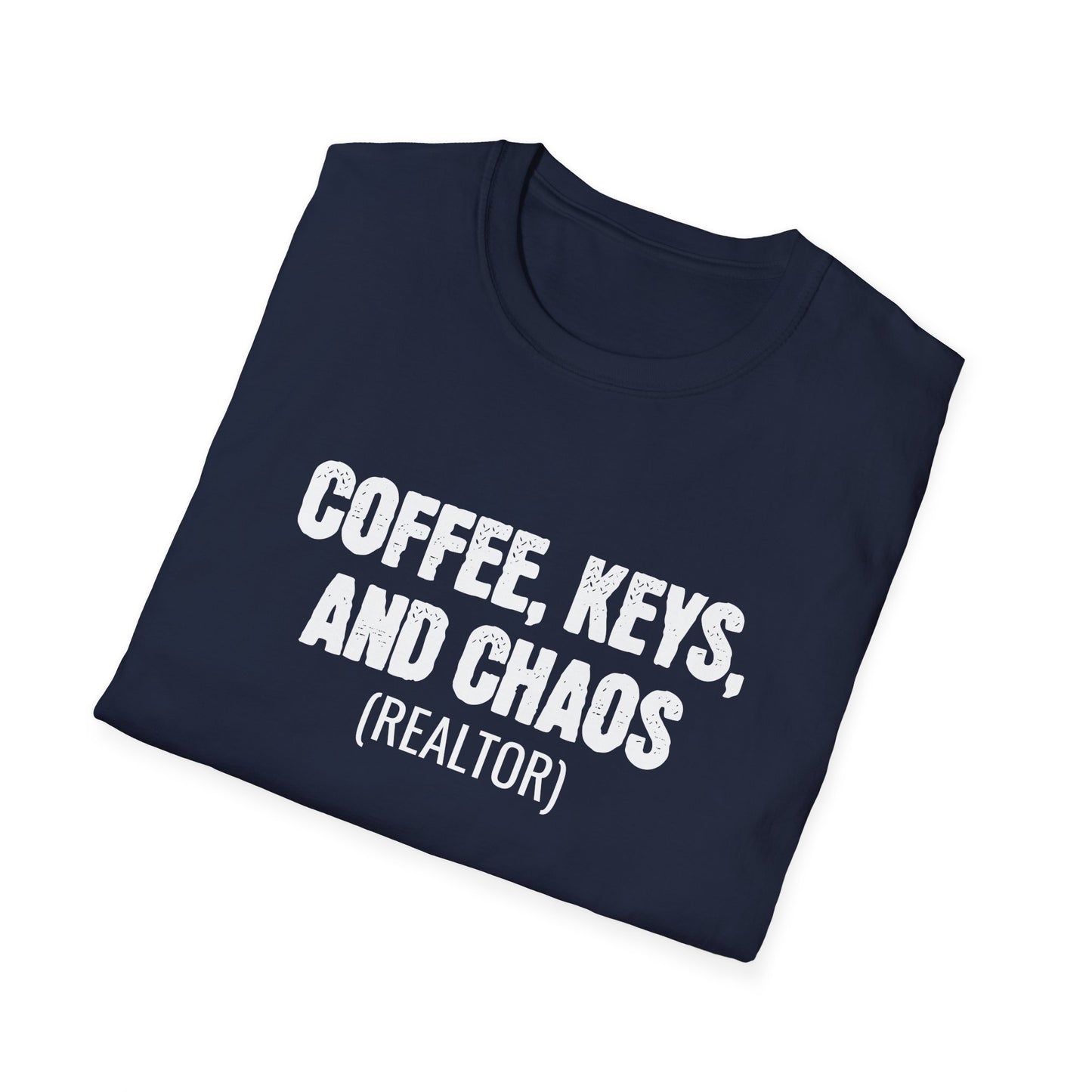 Coffee Keys Chaos - Real Estate T-Shirt