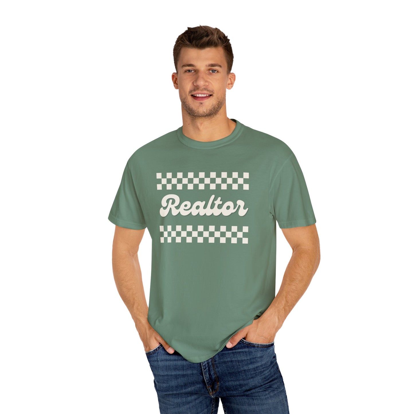 Realtor Checker Print - Real Estate T-Shirt