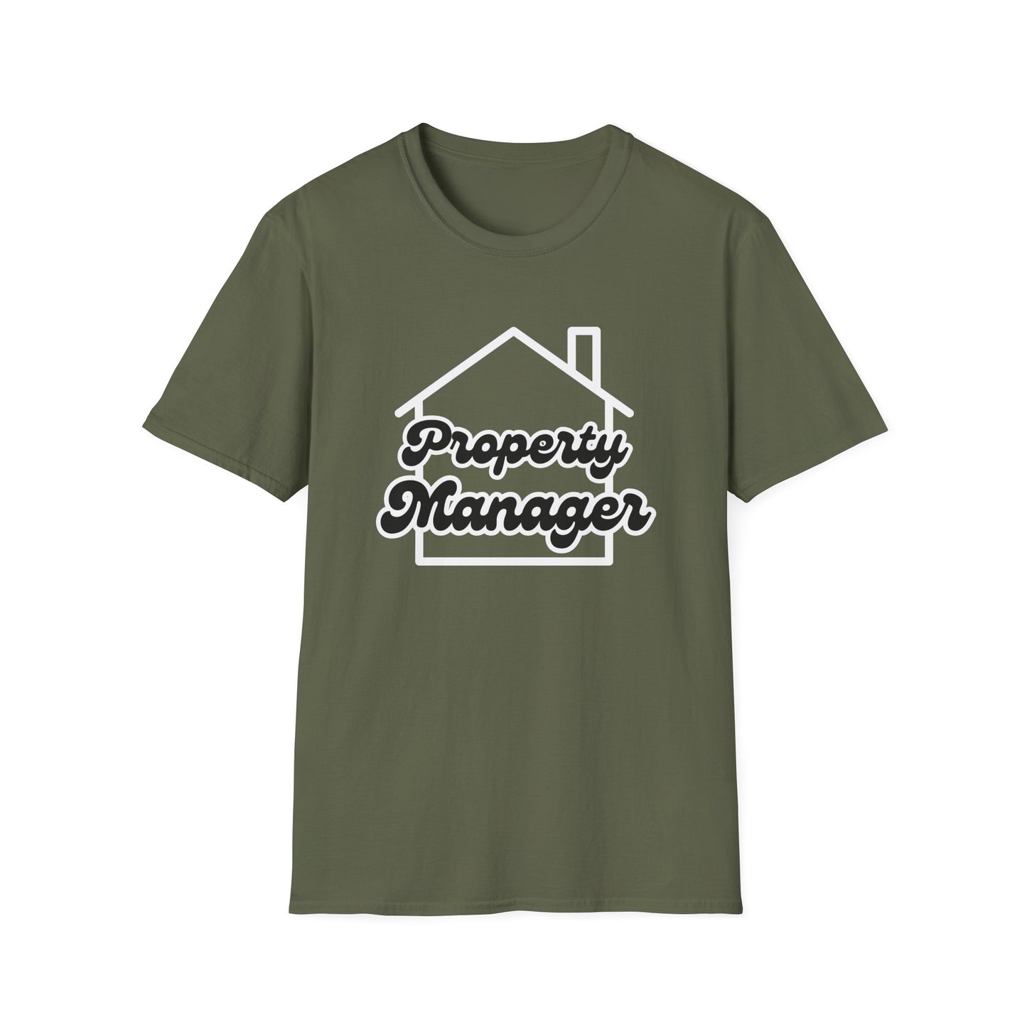 Property Manager House Icon - Real Estate T-Shirt