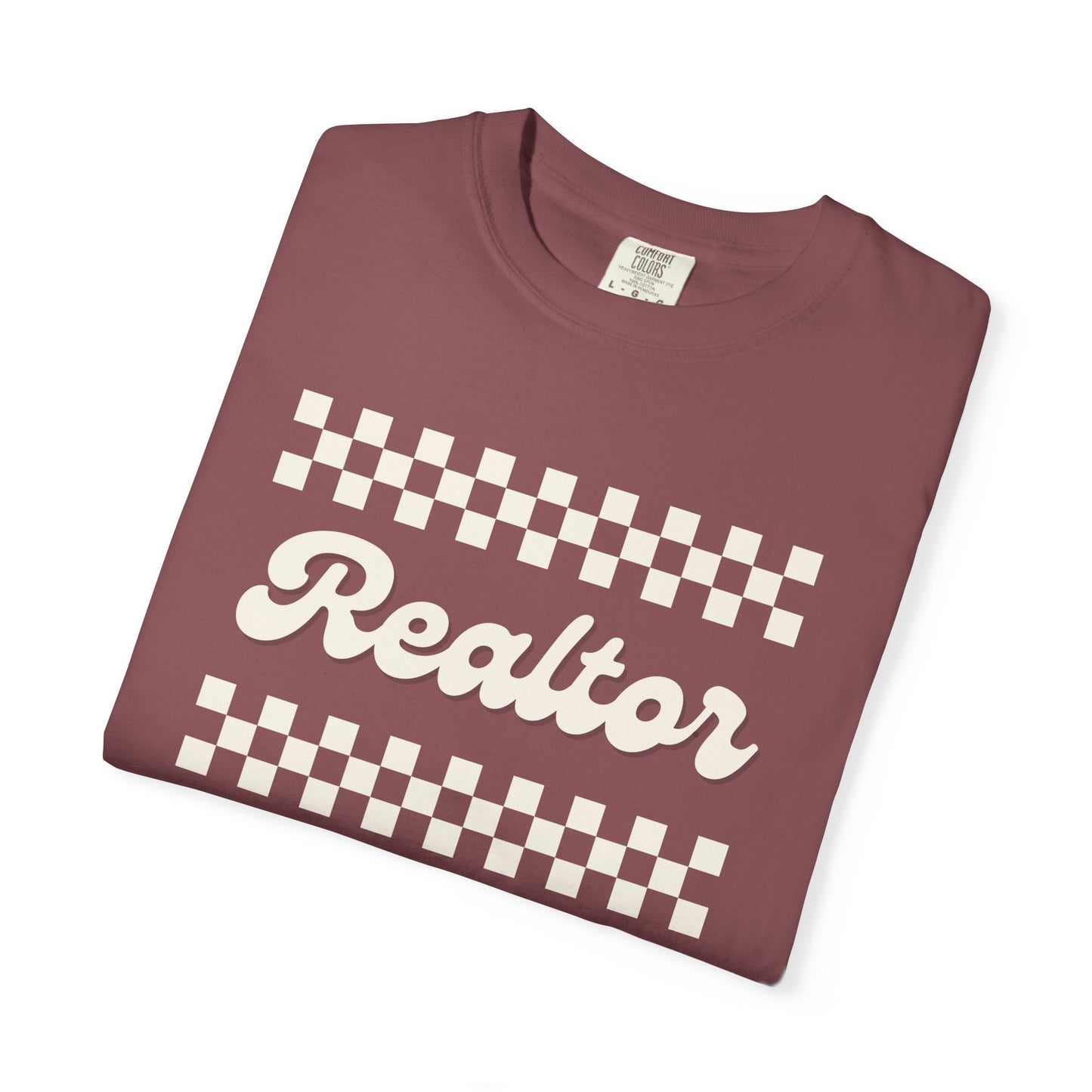 Realtor Checker Print - Real Estate T-Shirt
