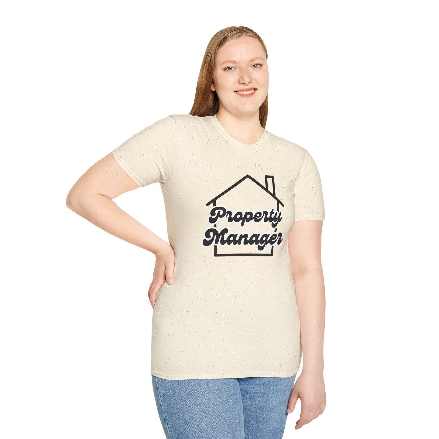 Property Manager House Icon - Real Estate T-Shirt