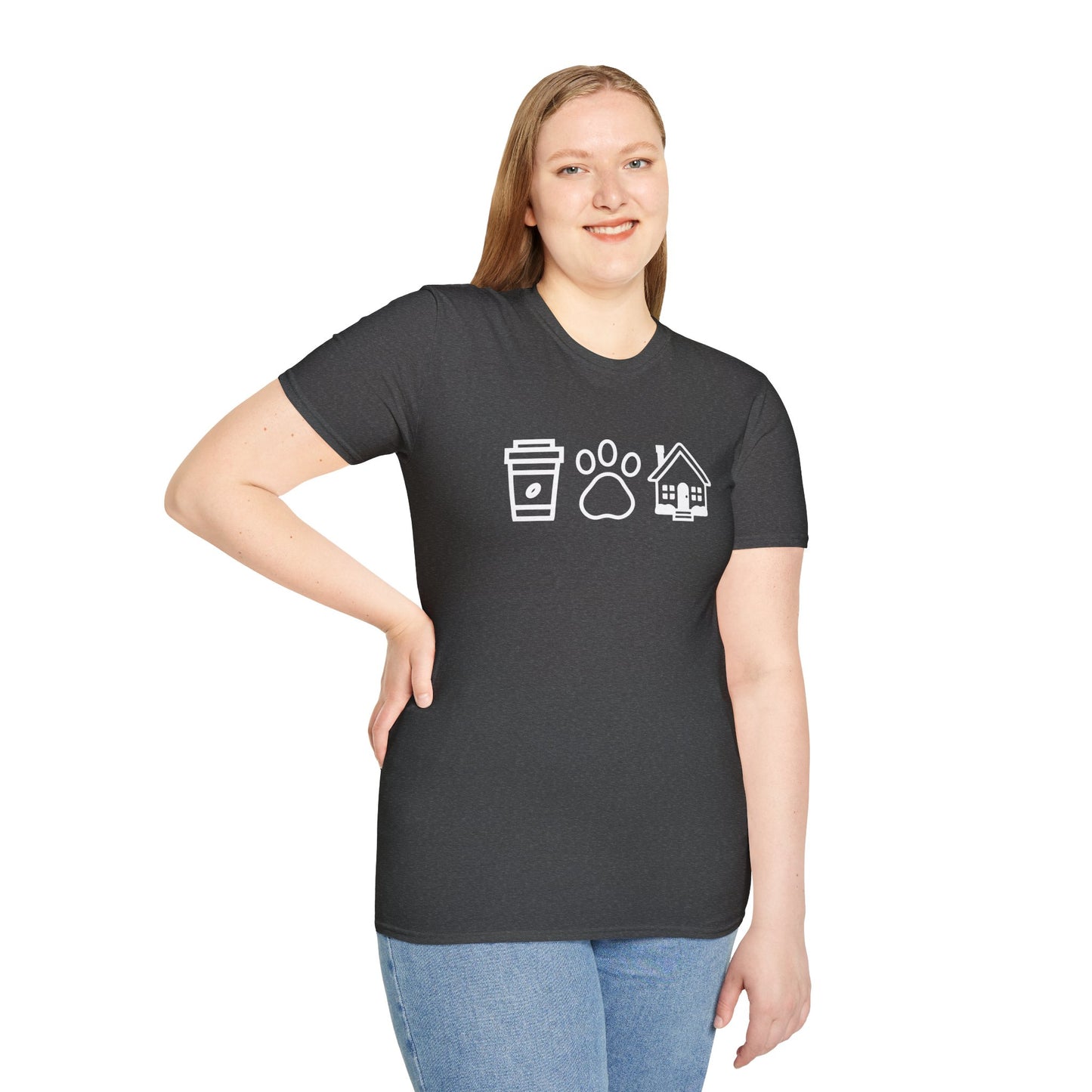Latte Pets Homes Icon - Real Estate T-Shirt