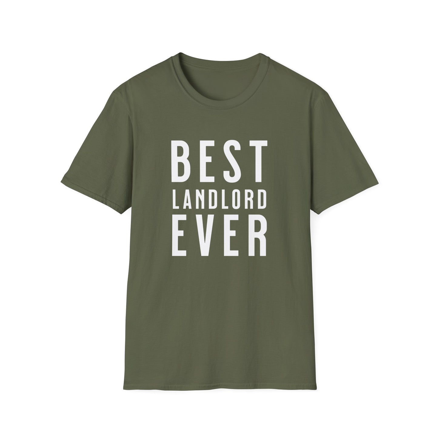 Best Landlord Ever - Bold Font Landlord T-Shirt
