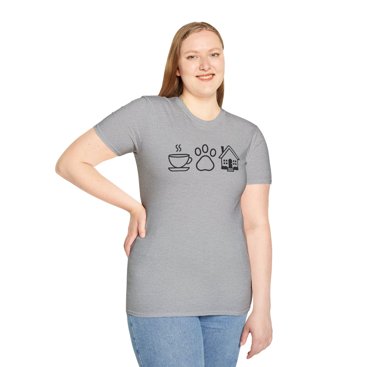 Coffee Pets Homes Icon - Real Estate T-Shirt