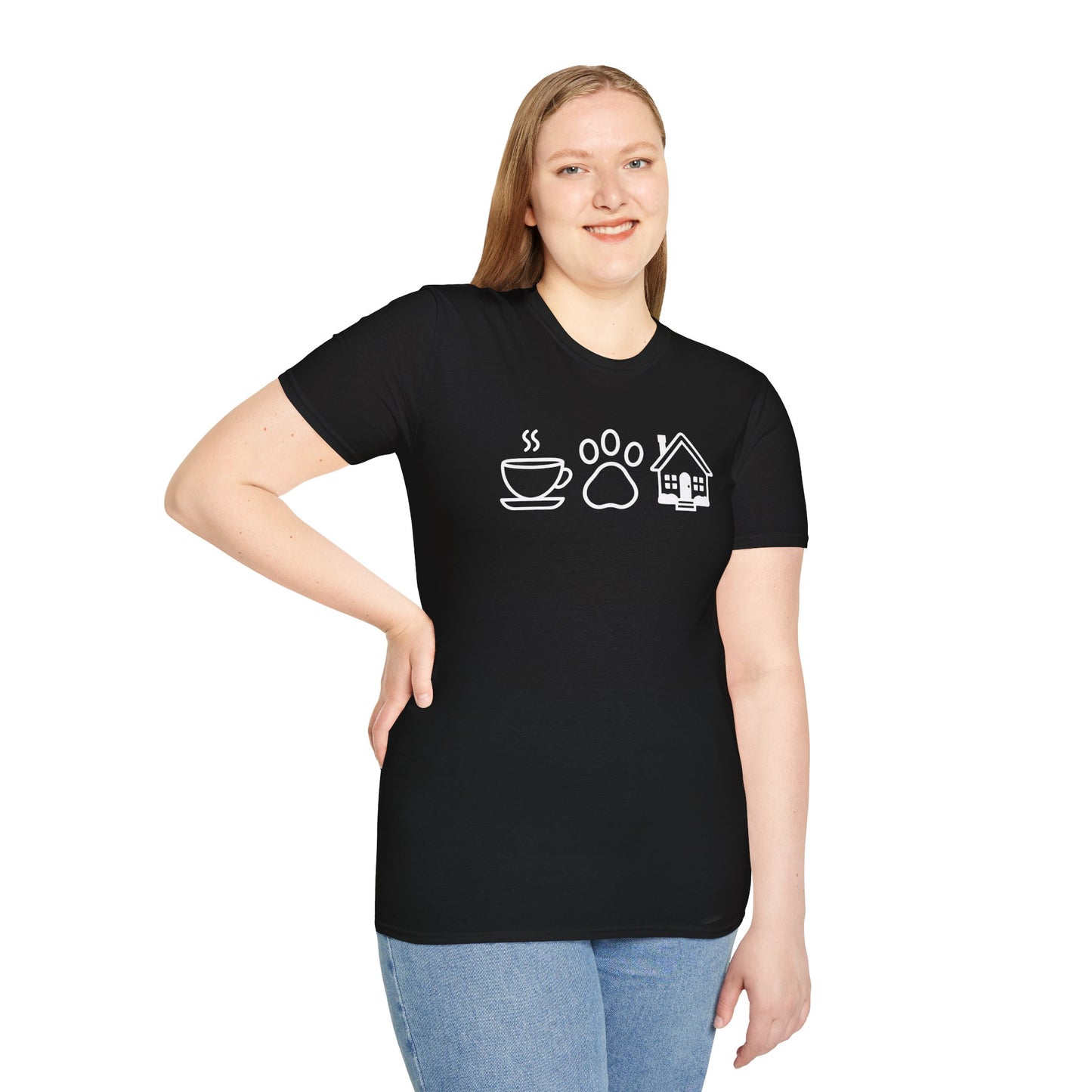 Coffee Pets Homes Icon - Real Estate T-Shirt
