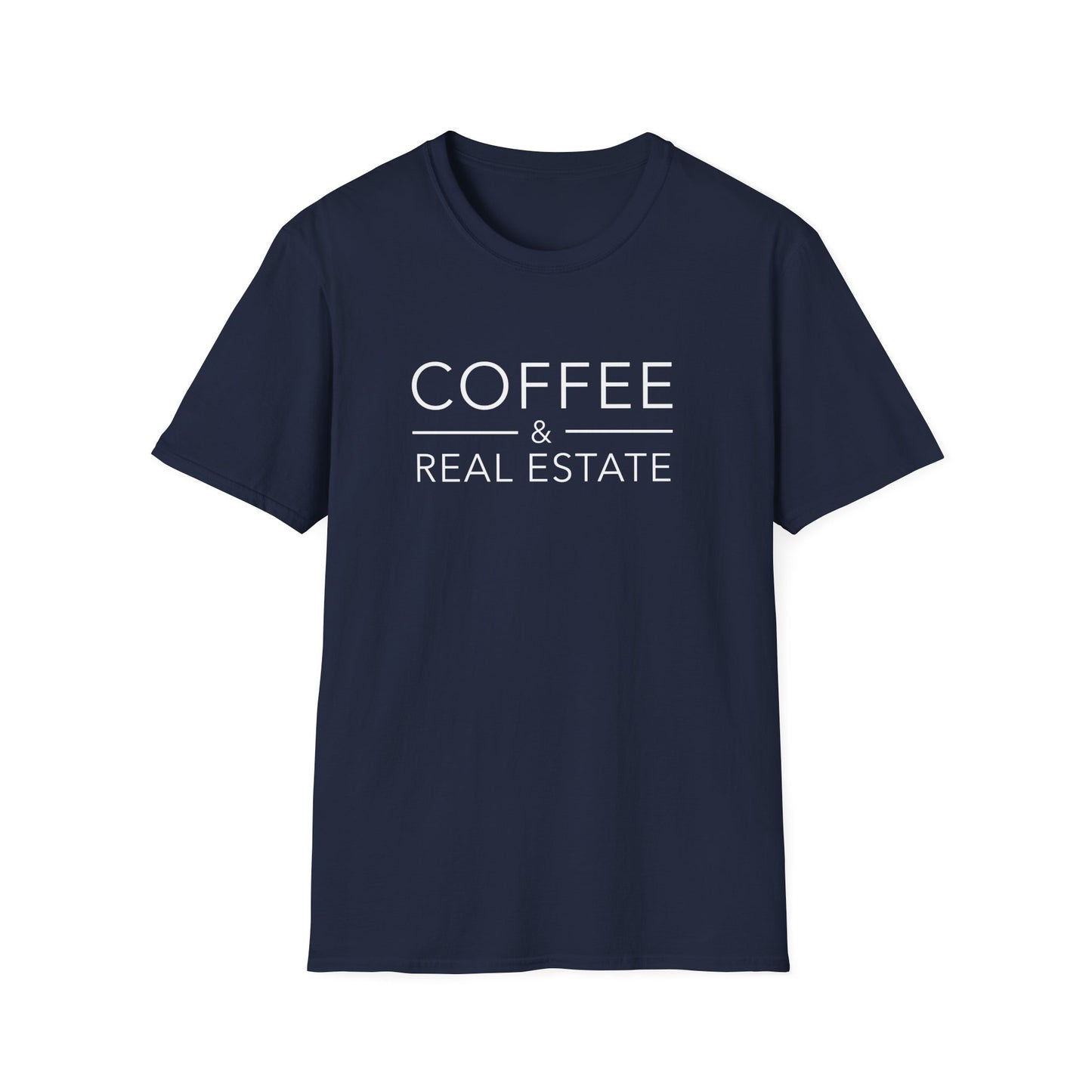 Coffee and Real Estate - Modern Real Estate T-Shirt