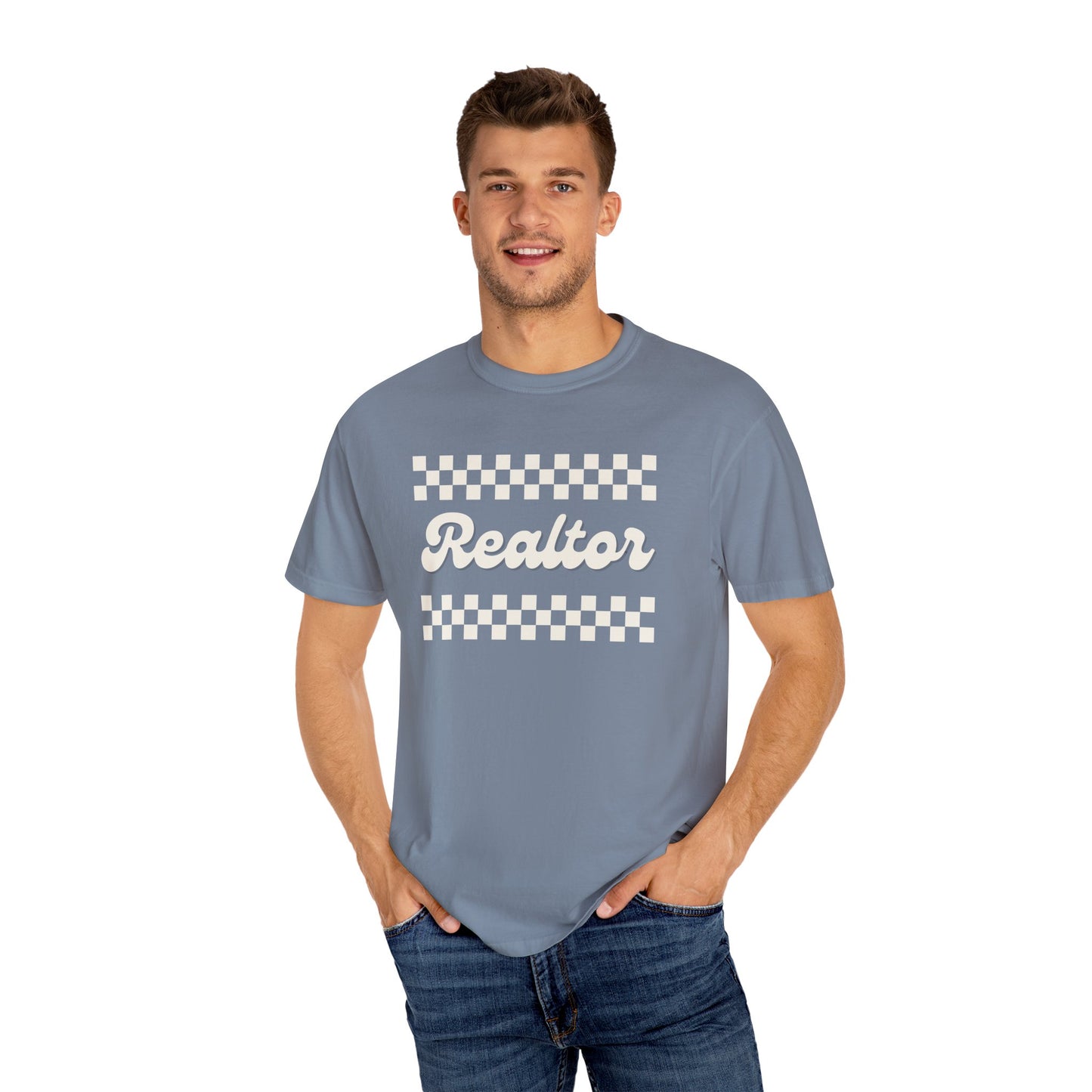 Realtor Checker Print - Real Estate T-Shirt