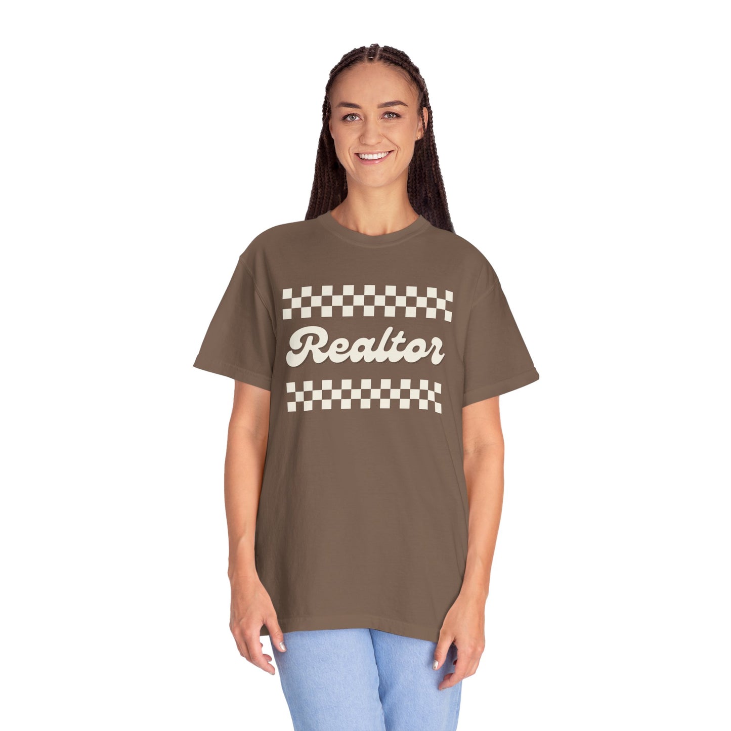Realtor Checker Print - Real Estate T-Shirt