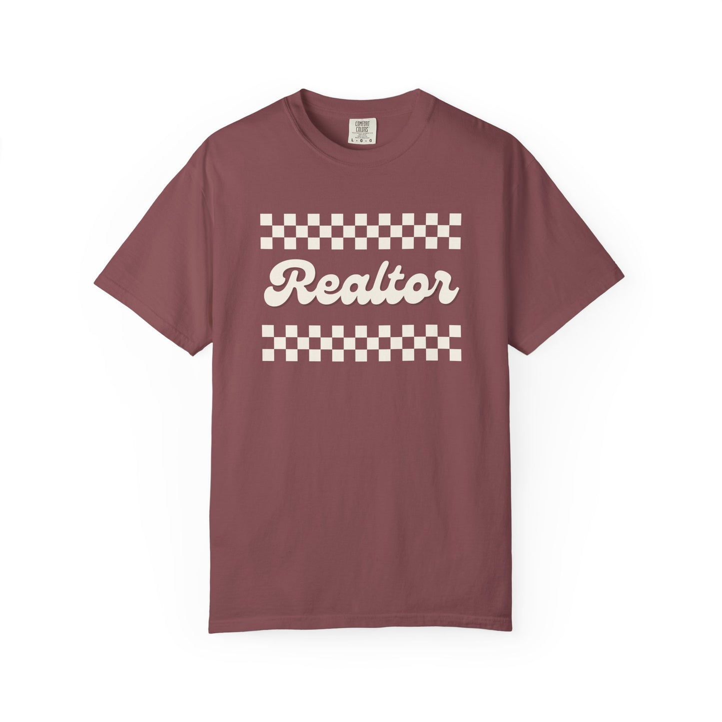 Realtor Checker Print - Real Estate T-Shirt