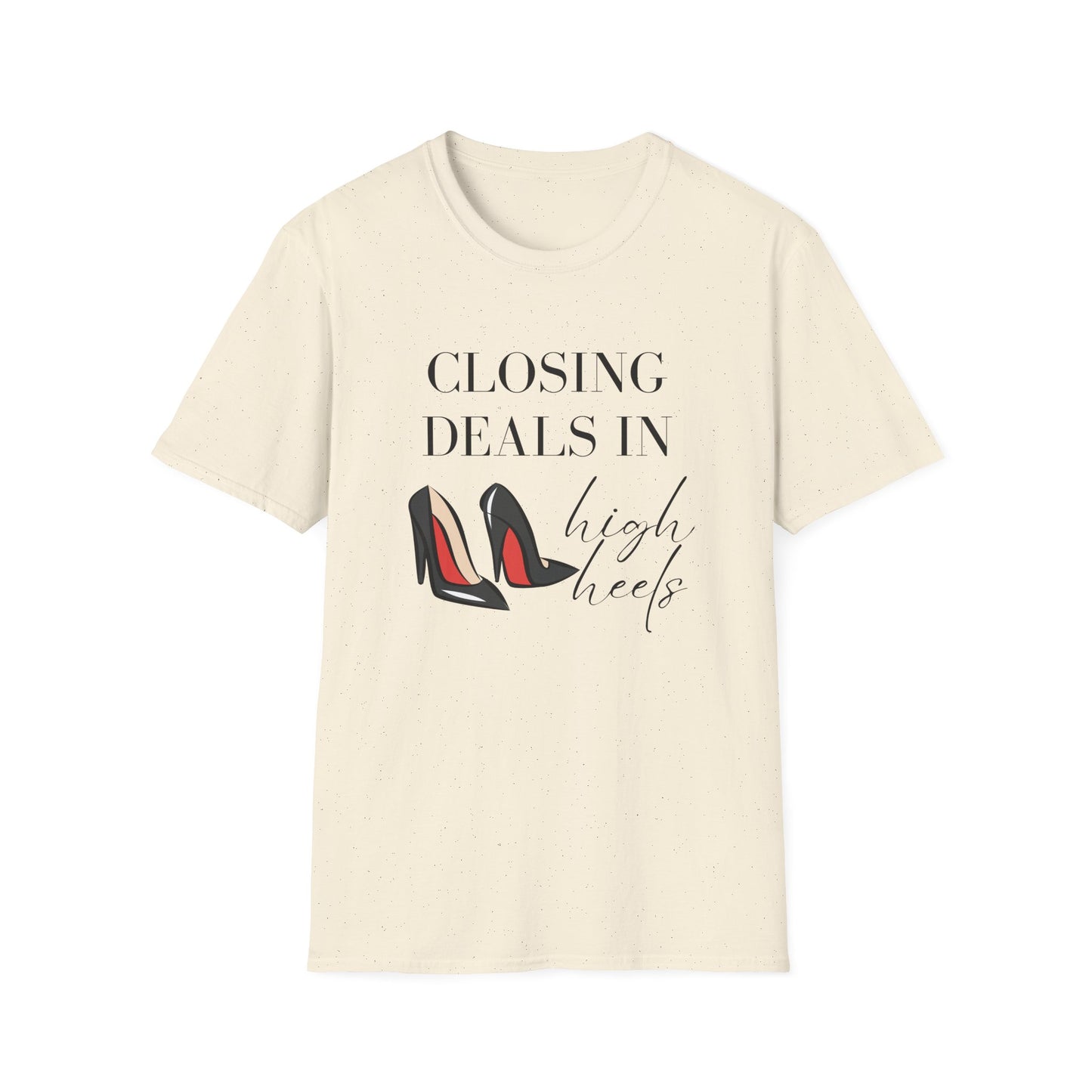 Closing Deels in High Heels - Women's Real Estate T-Shirt