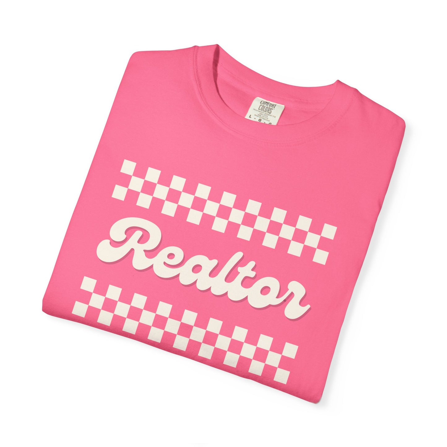 Realtor Checker Print - Real Estate T-Shirt