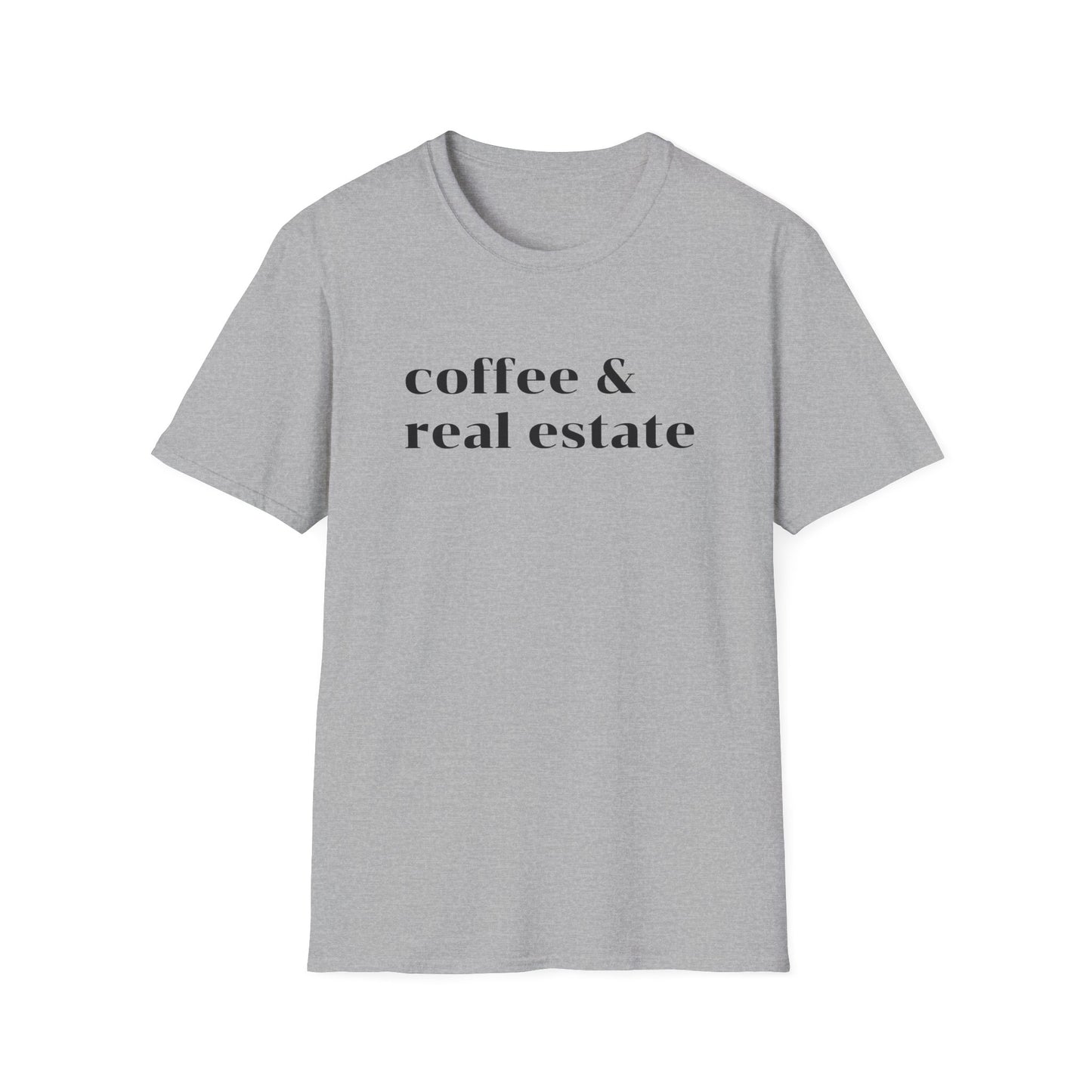 Coffee and Real Estate - Real Estate T-Shirt