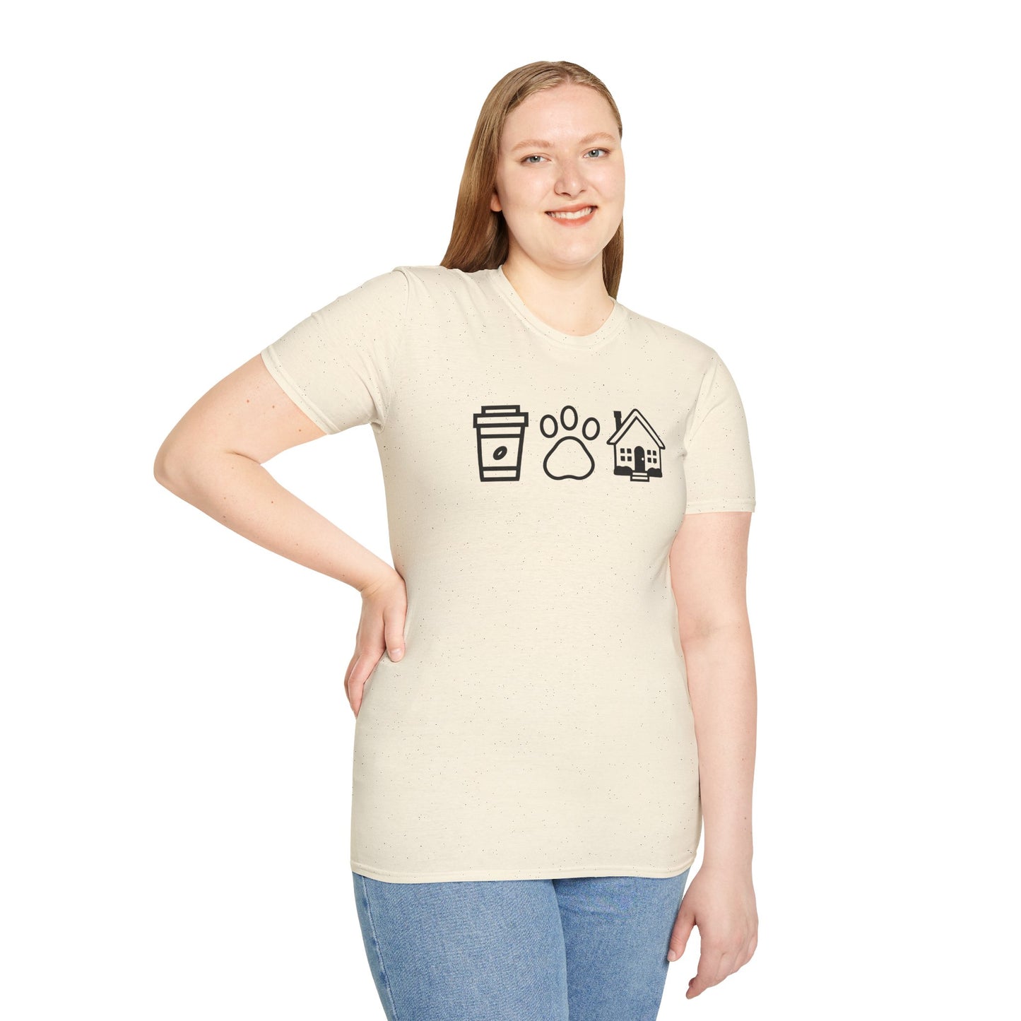 Latte Pets Homes Icon - Real Estate T-Shirt