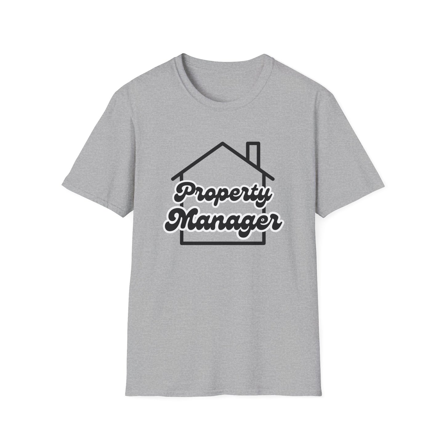 Property Manager House Icon - Real Estate T-Shirt