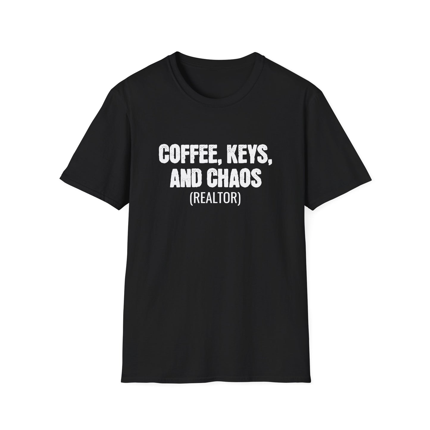 Coffee Keys Chaos - Real Estate T-Shirt