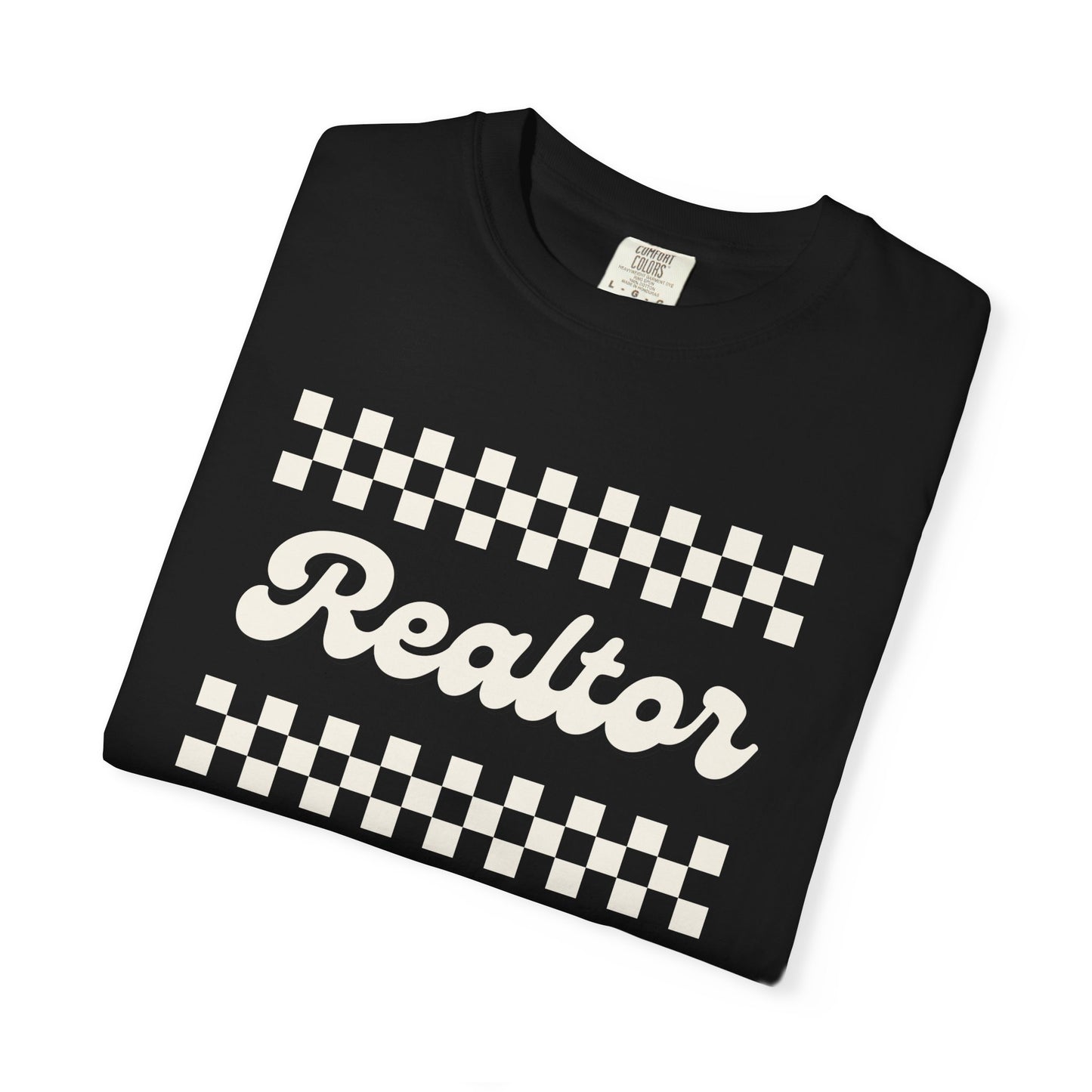 Realtor Checker Print - Real Estate T-Shirt