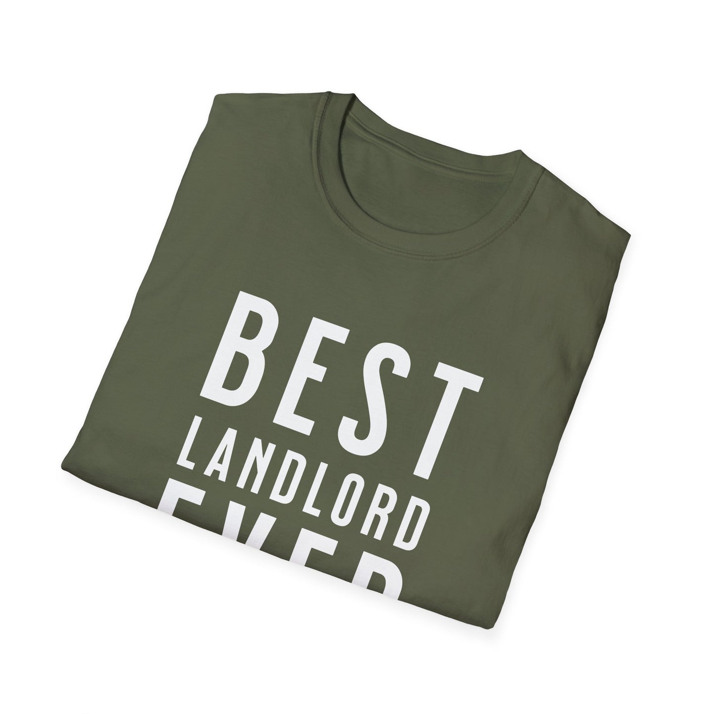 Best Landlord Ever - Bold Font Landlord T-Shirt