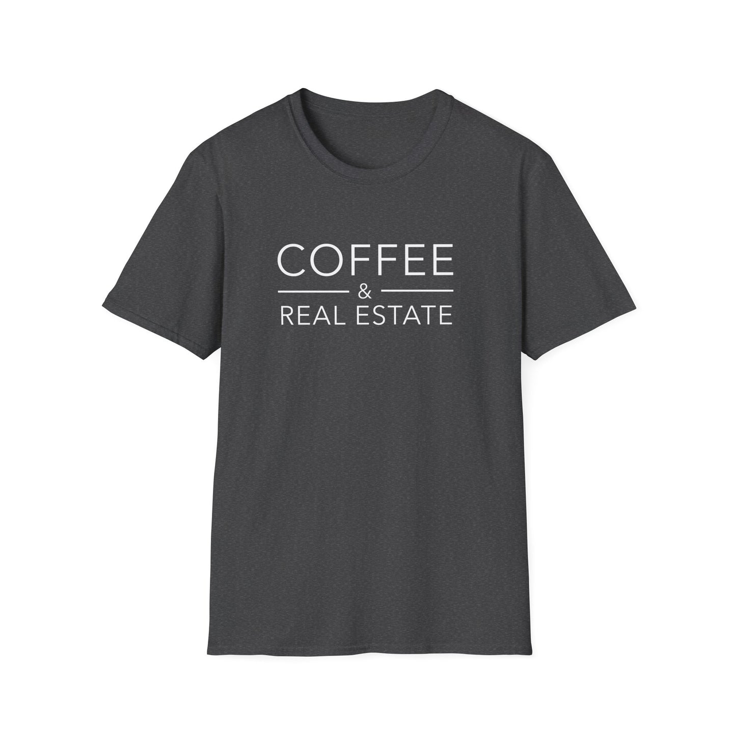 Coffee and Real Estate - Modern Real Estate T-Shirt