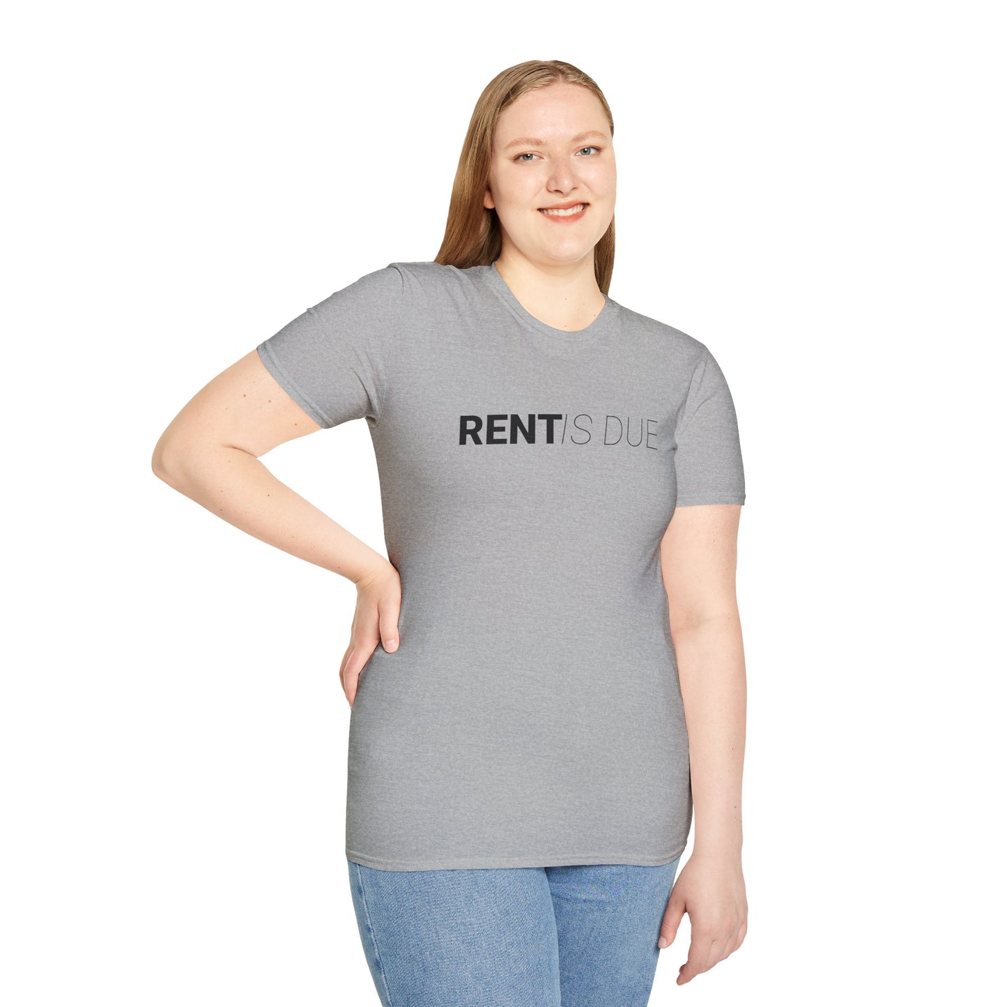 Rent is Due - Minimal Landlord T-Shirt