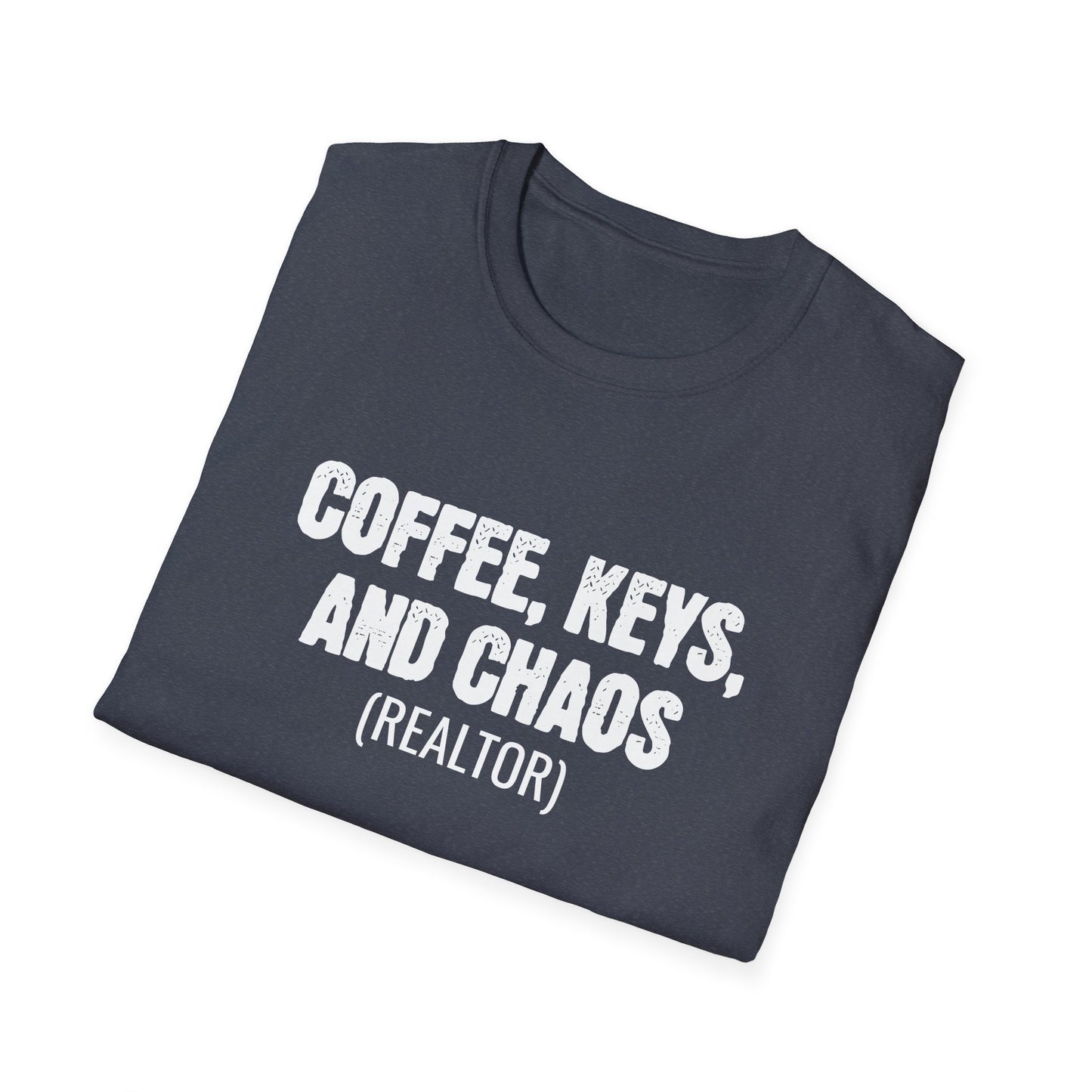 Coffee Keys Chaos - Real Estate T-Shirt