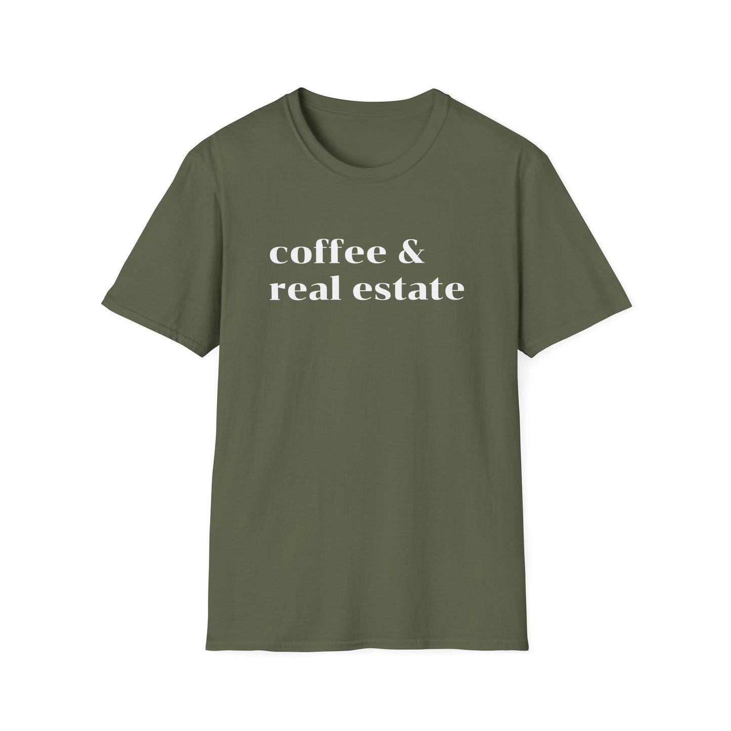 Coffee and Real Estate - Real Estate T-Shirt