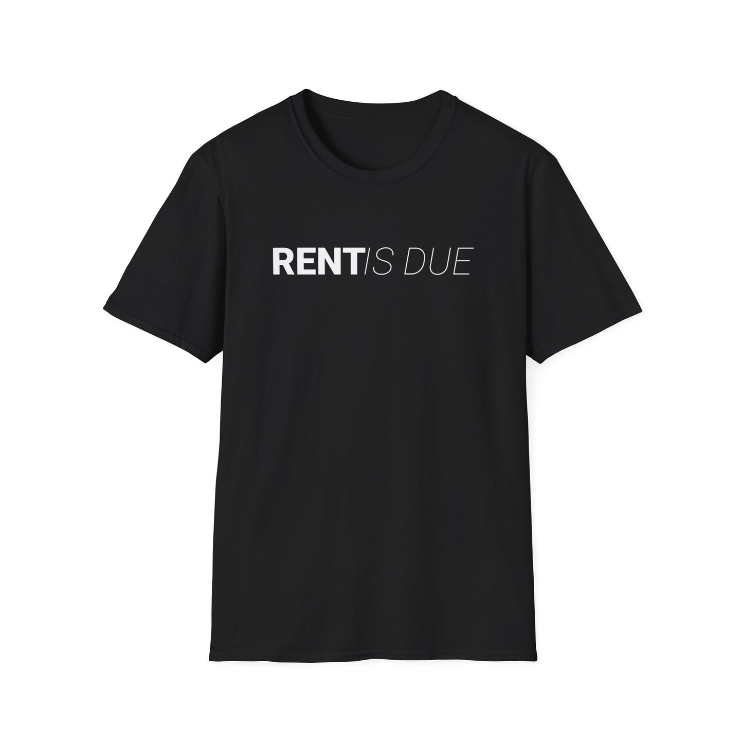 Rent is Due - Minimal Landlord T-Shirt