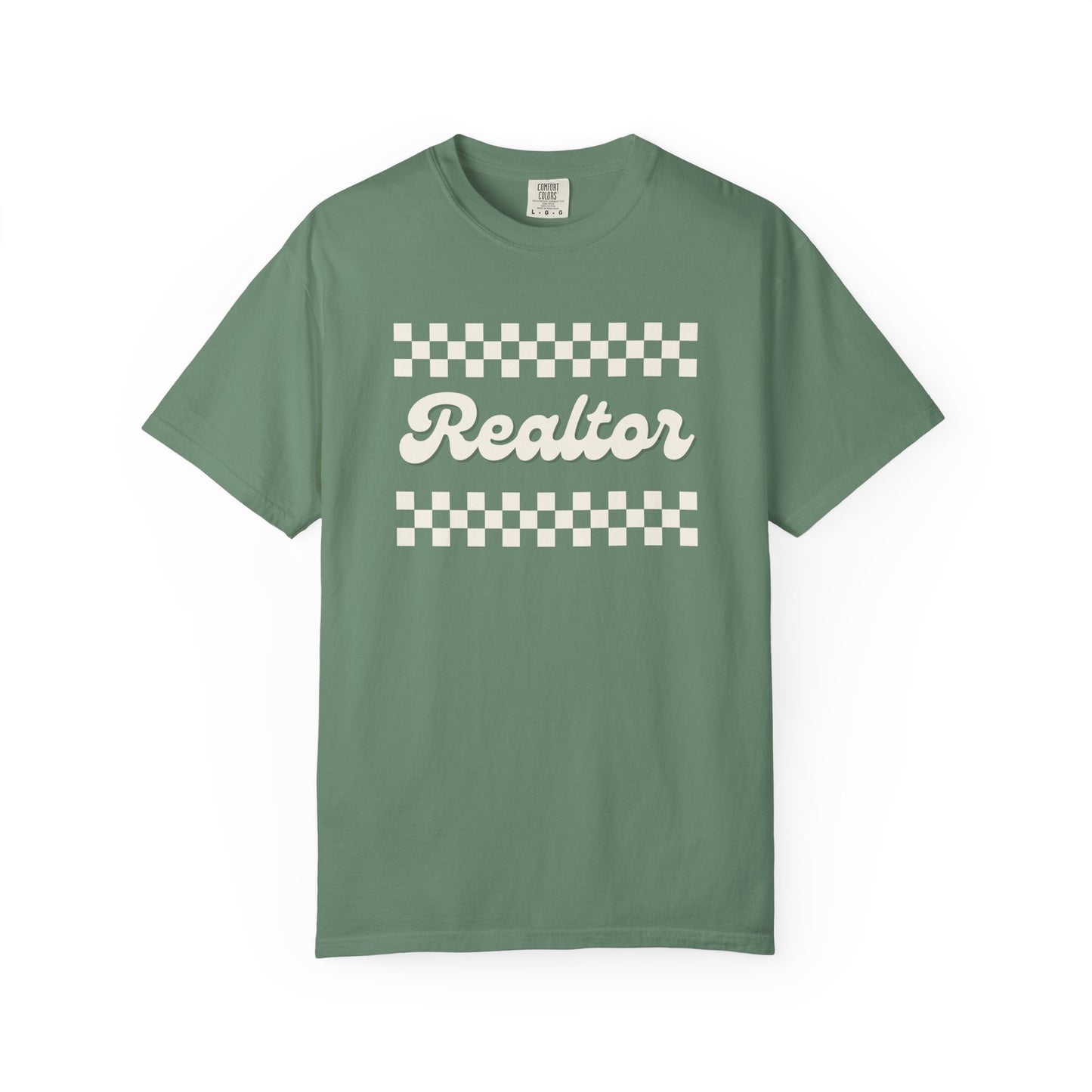 Realtor Checker Print - Real Estate T-Shirt