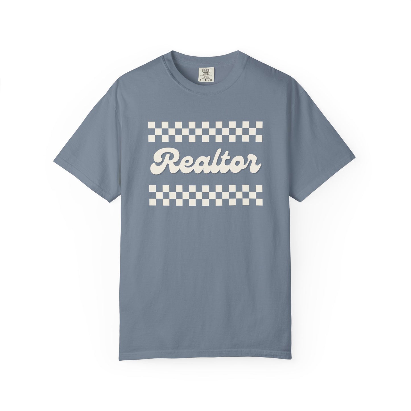 Realtor Checker Print - Real Estate T-Shirt