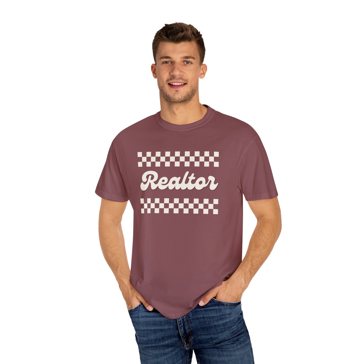 Realtor Checker Print - Real Estate T-Shirt