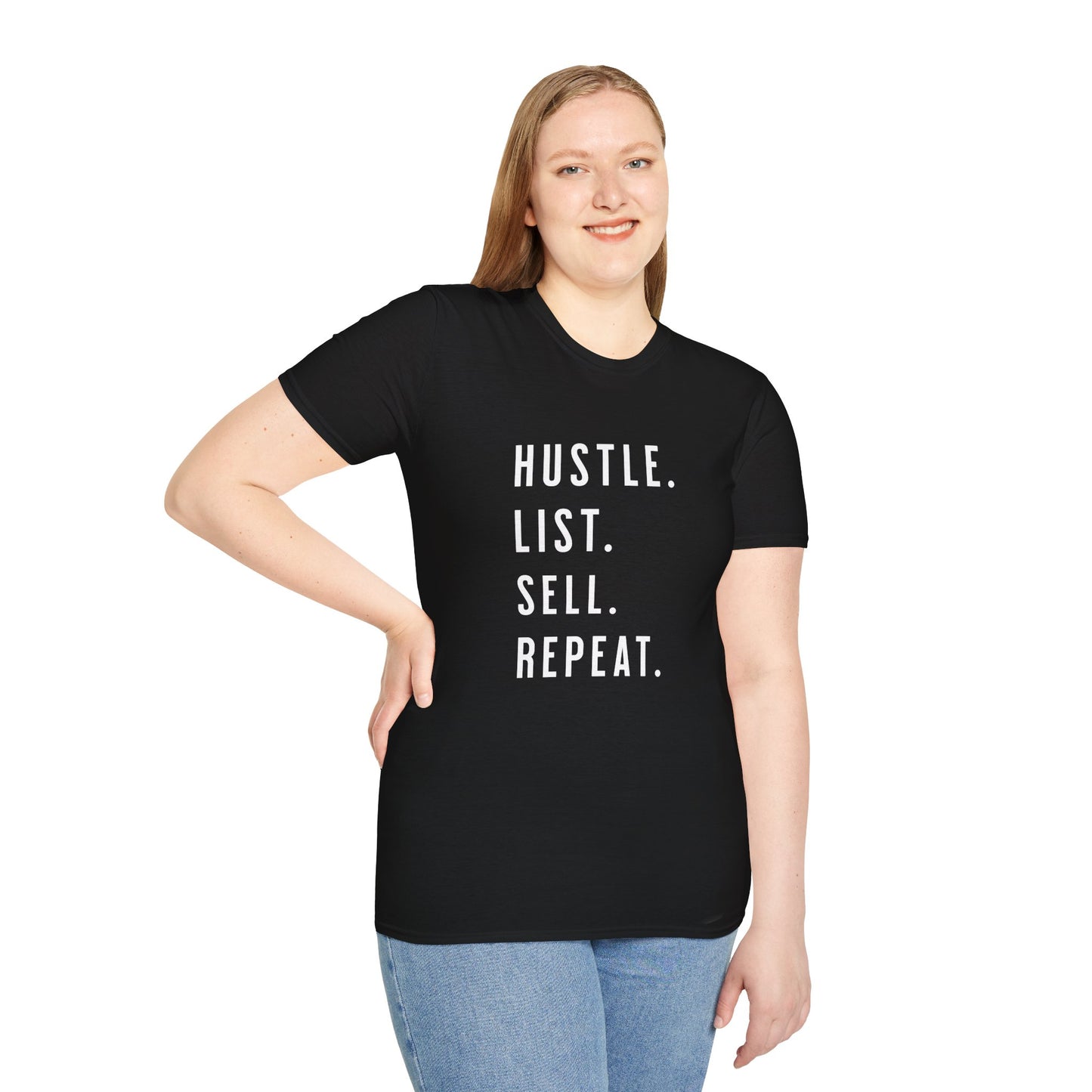 Hustle List Sell Repeat - Real Estate T-Shirt