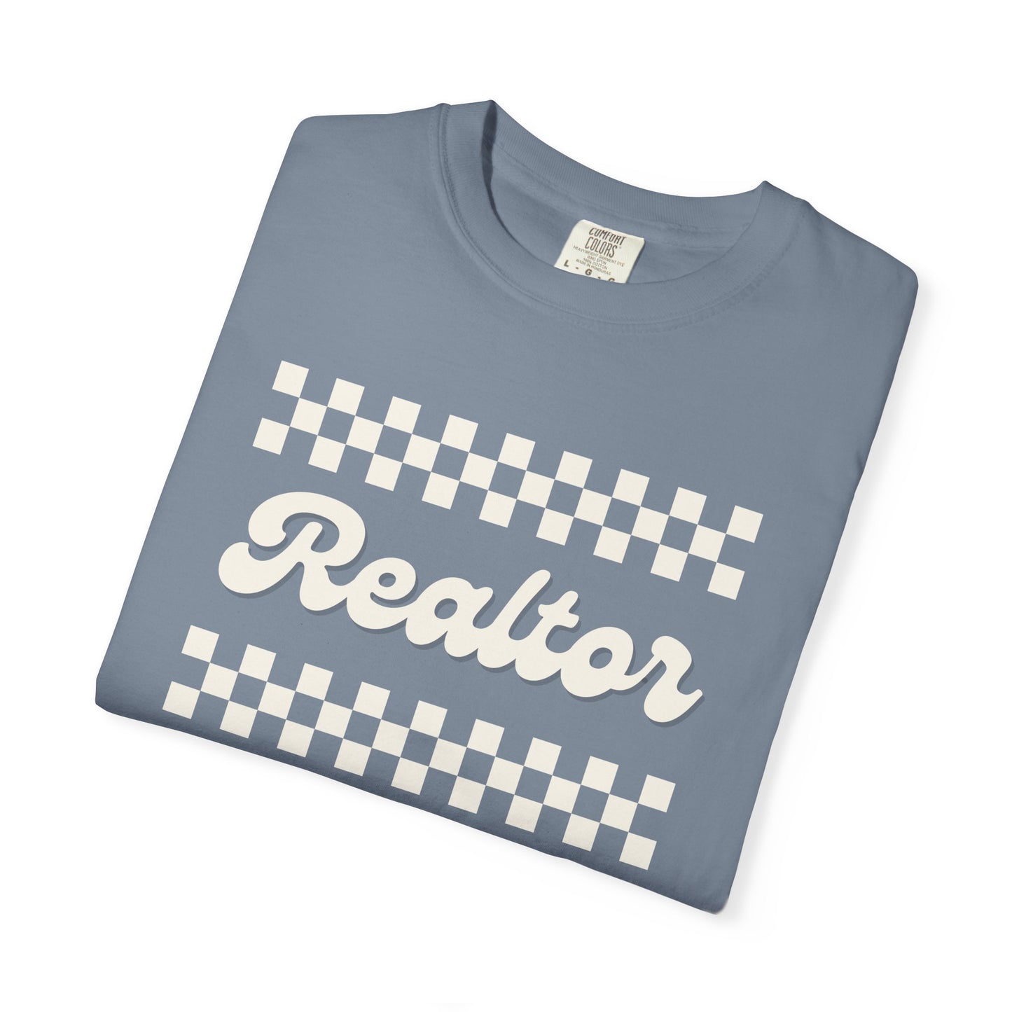 Realtor Checker Print - Real Estate T-Shirt