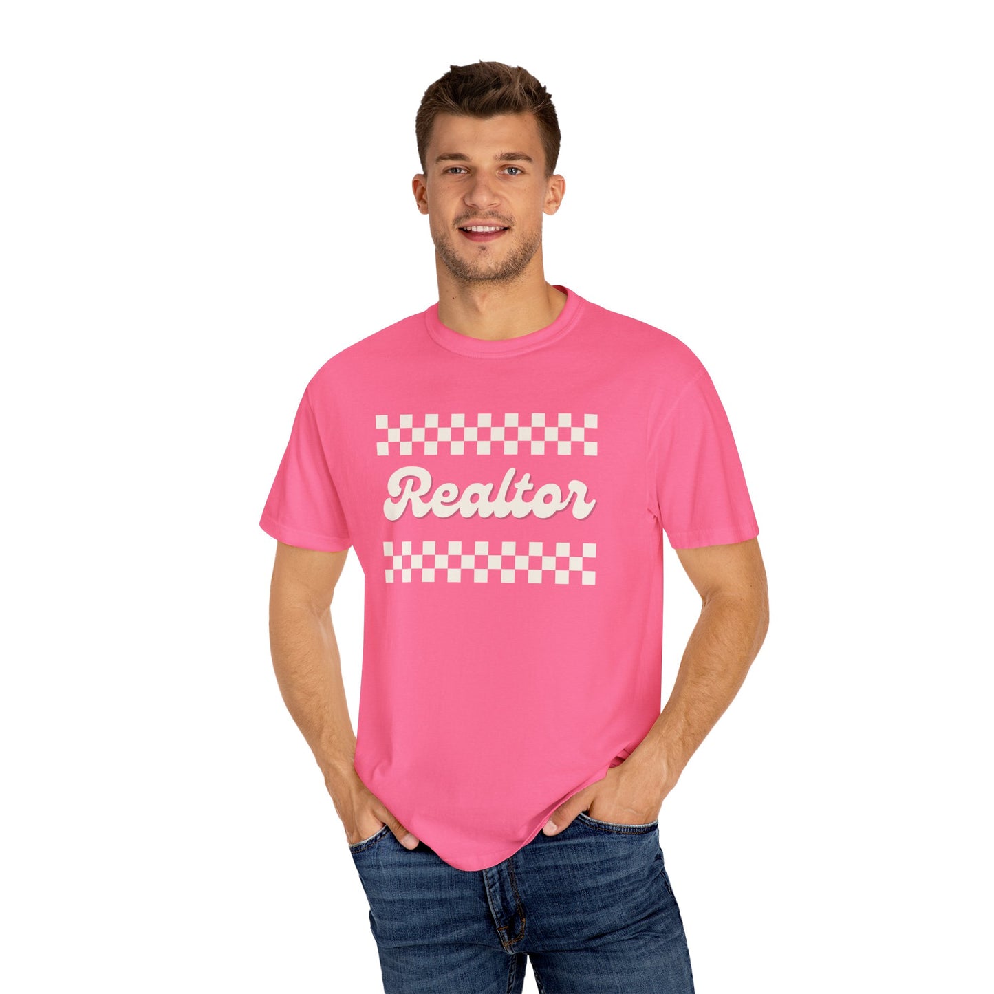 Realtor Checker Print - Real Estate T-Shirt