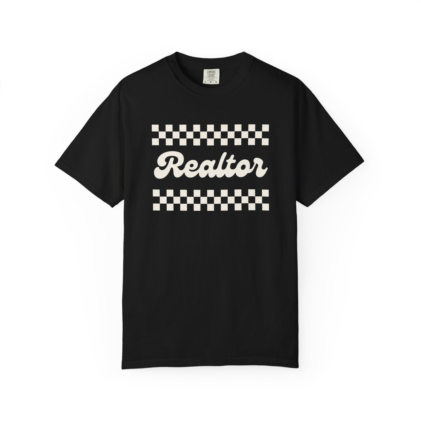 Realtor Checker Print - Real Estate T-Shirt