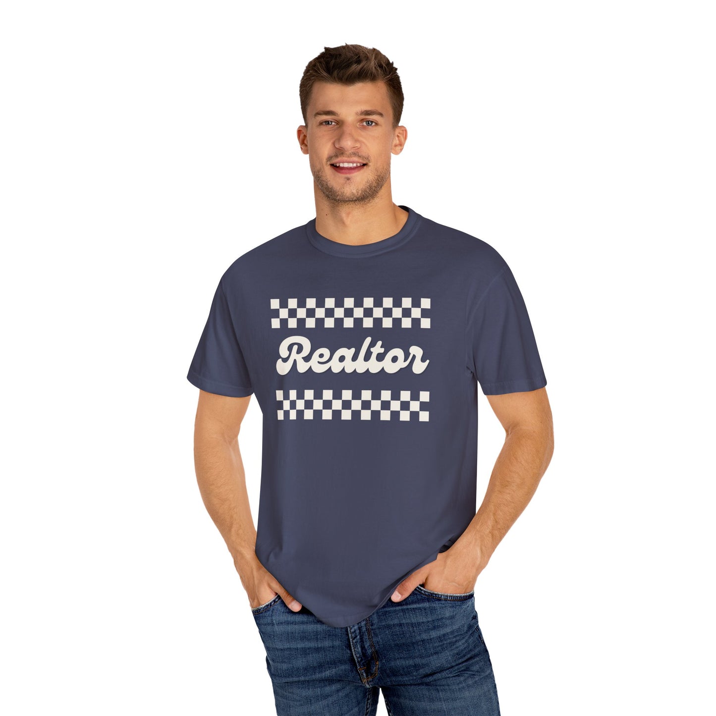 Realtor Checker Print - Real Estate T-Shirt