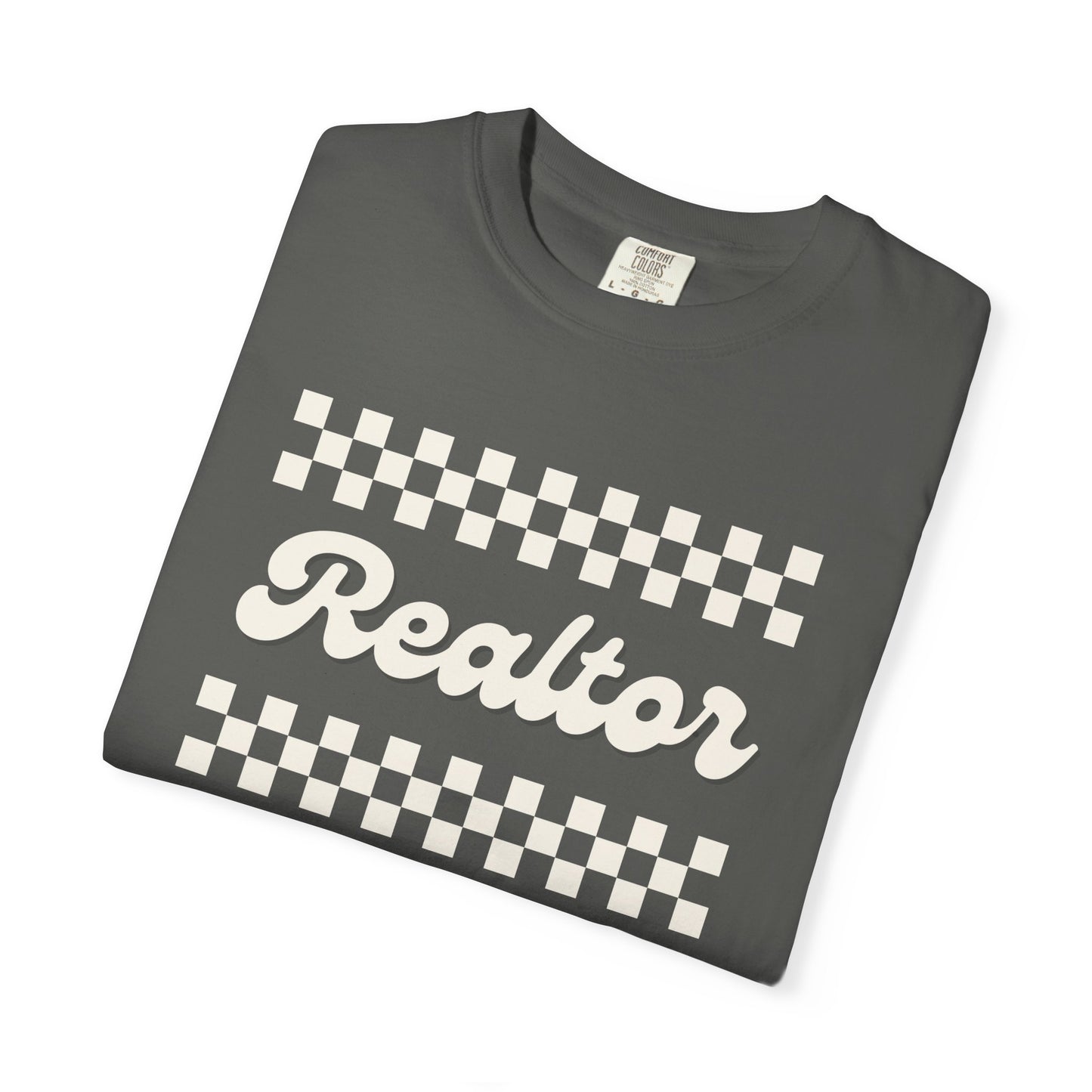 Realtor Checker Print - Real Estate T-Shirt