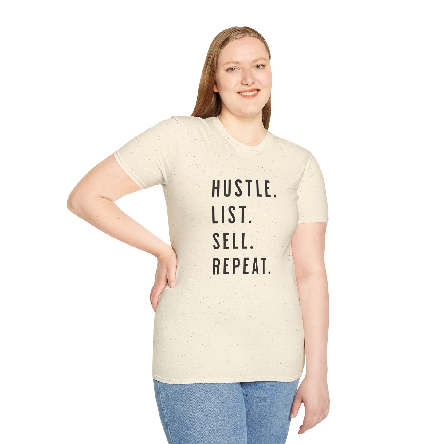 Hustle List Sell Repeat - Real Estate T-Shirt
