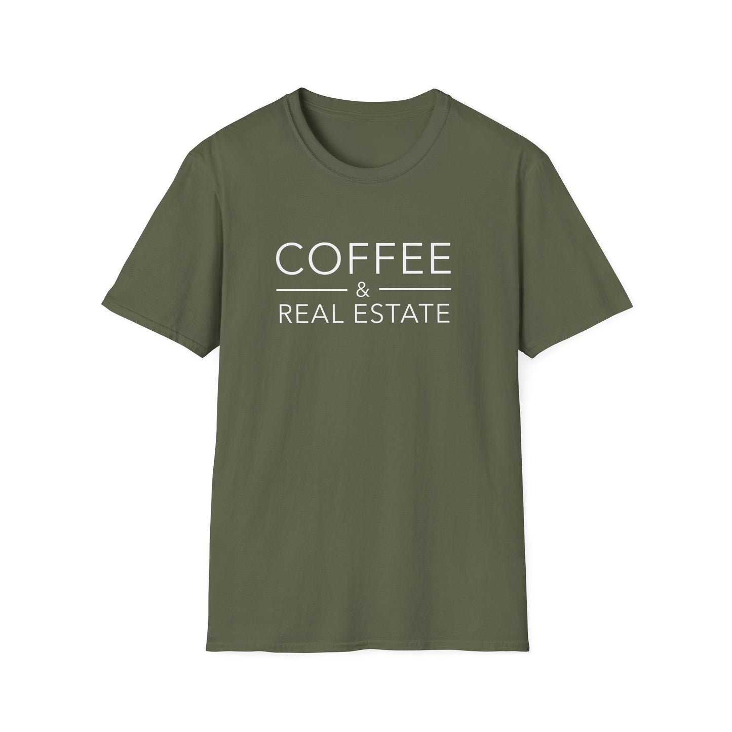 Coffee and Real Estate - Modern Real Estate T-Shirt