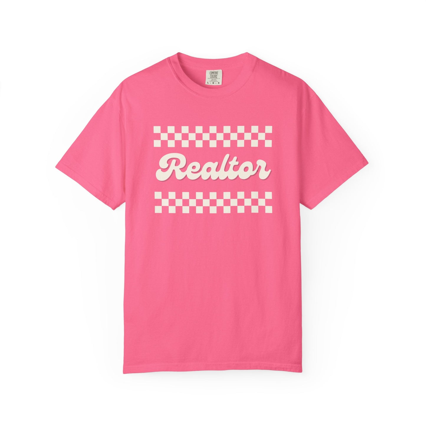 Realtor Checker Print - Real Estate T-Shirt