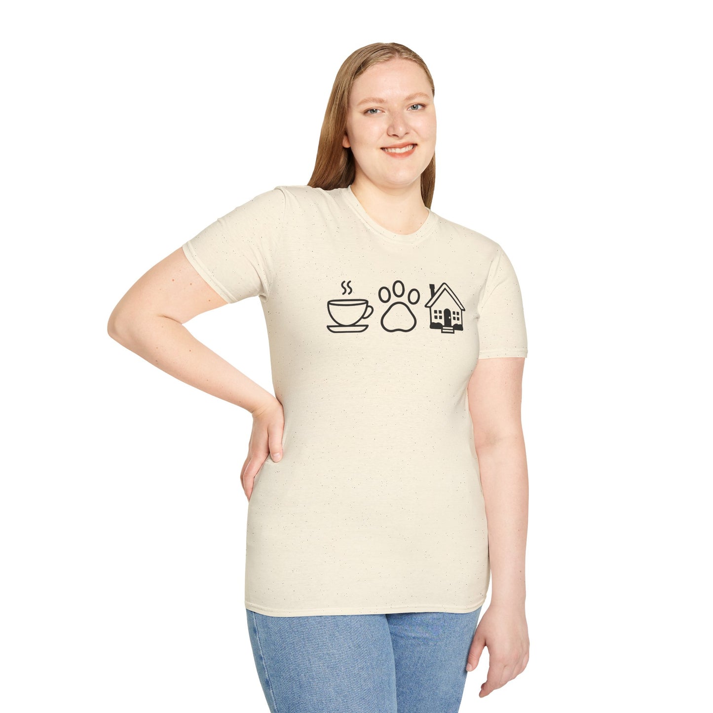 Coffee Pets Homes Icon - Real Estate T-Shirt