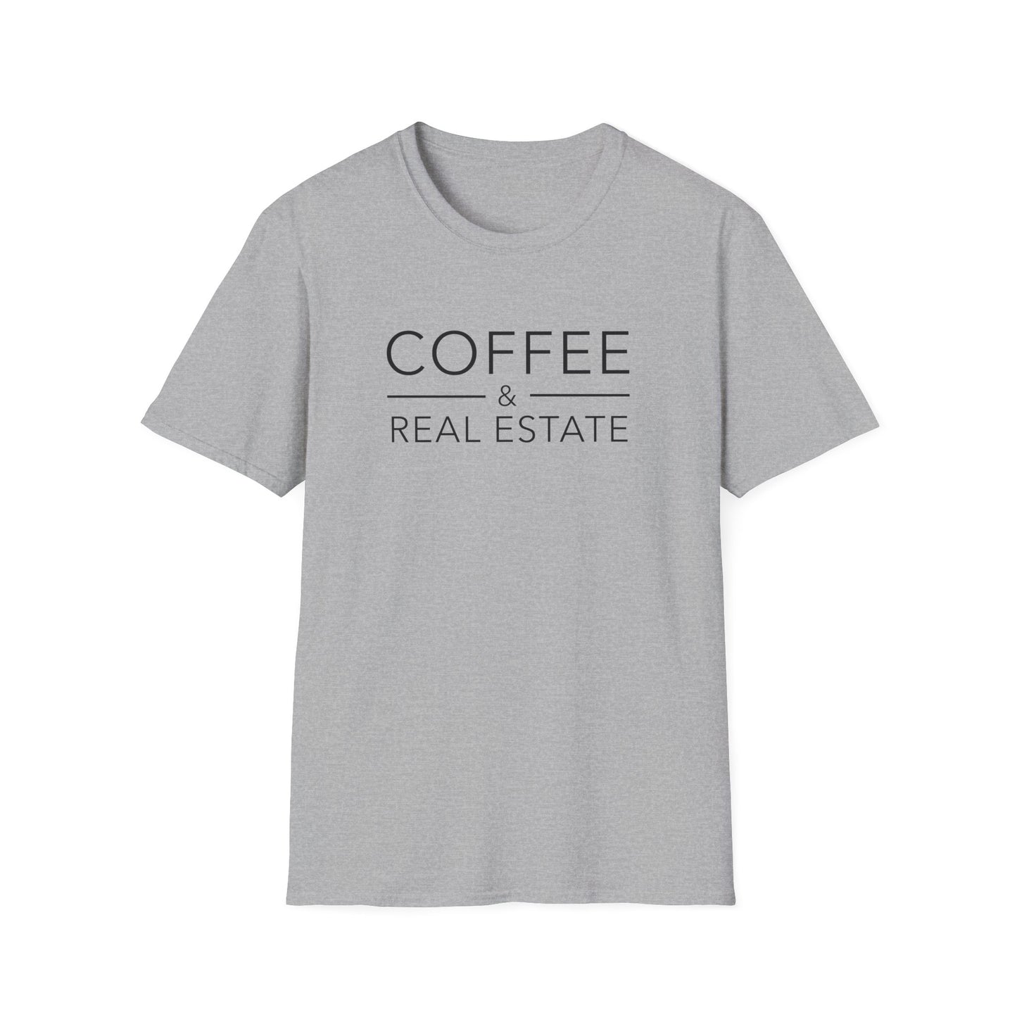 Coffee and Real Estate - Modern Real Estate T-Shirt