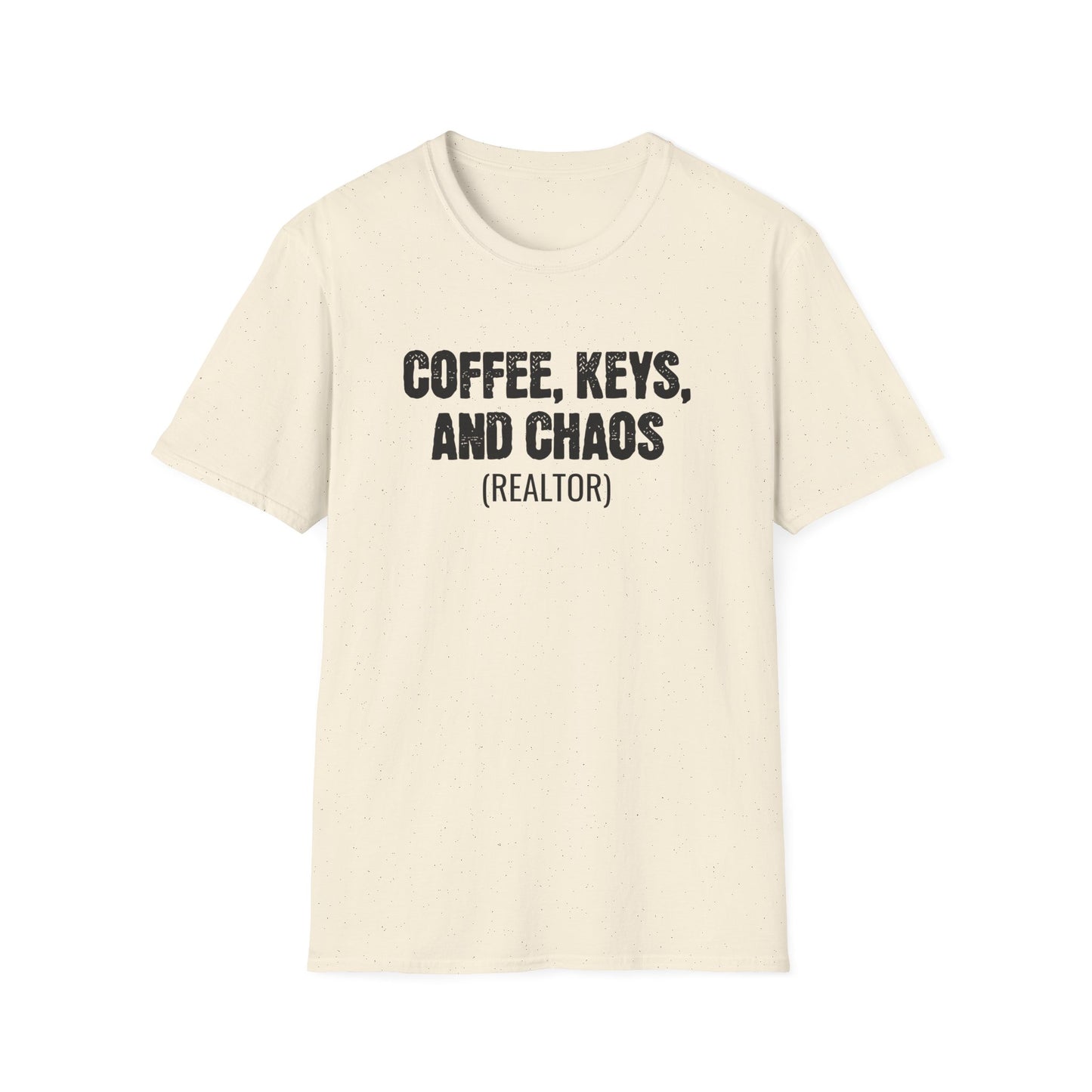 Coffee Keys Chaos - Real Estate T-Shirt