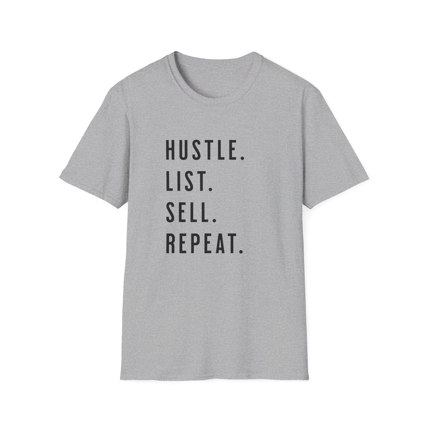 Hustle List Sell Repeat - Real Estate T-Shirt
