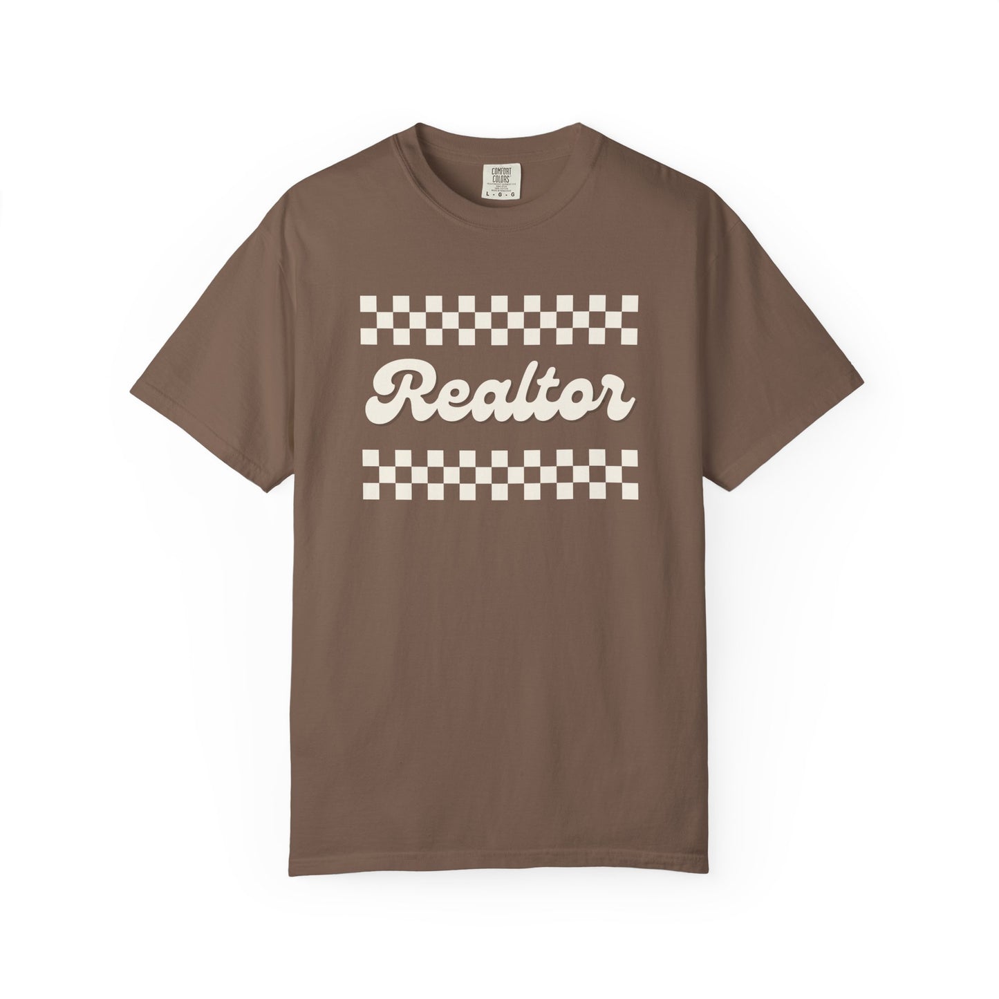 Realtor Checker Print - Real Estate T-Shirt