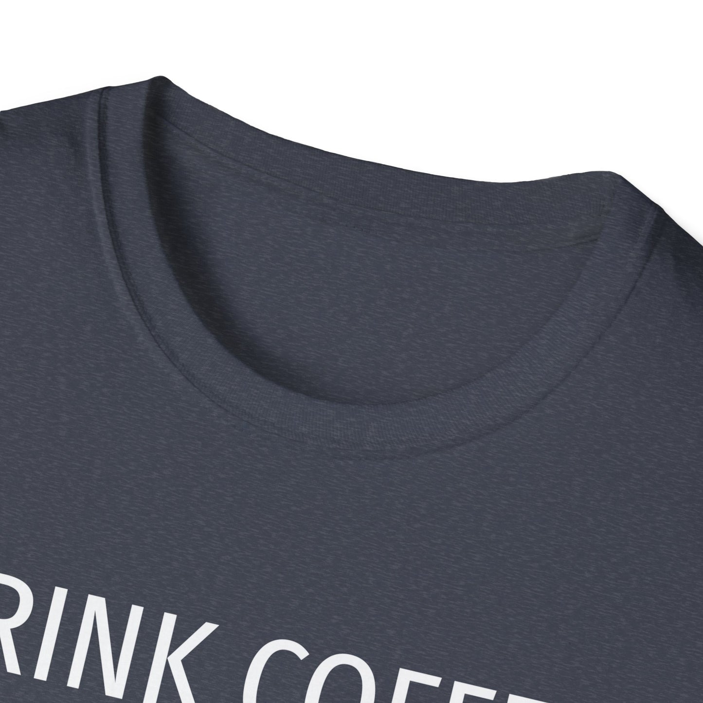 Drink Coffee Sell Houses Be Happy script font - Real Estate T-Shirt